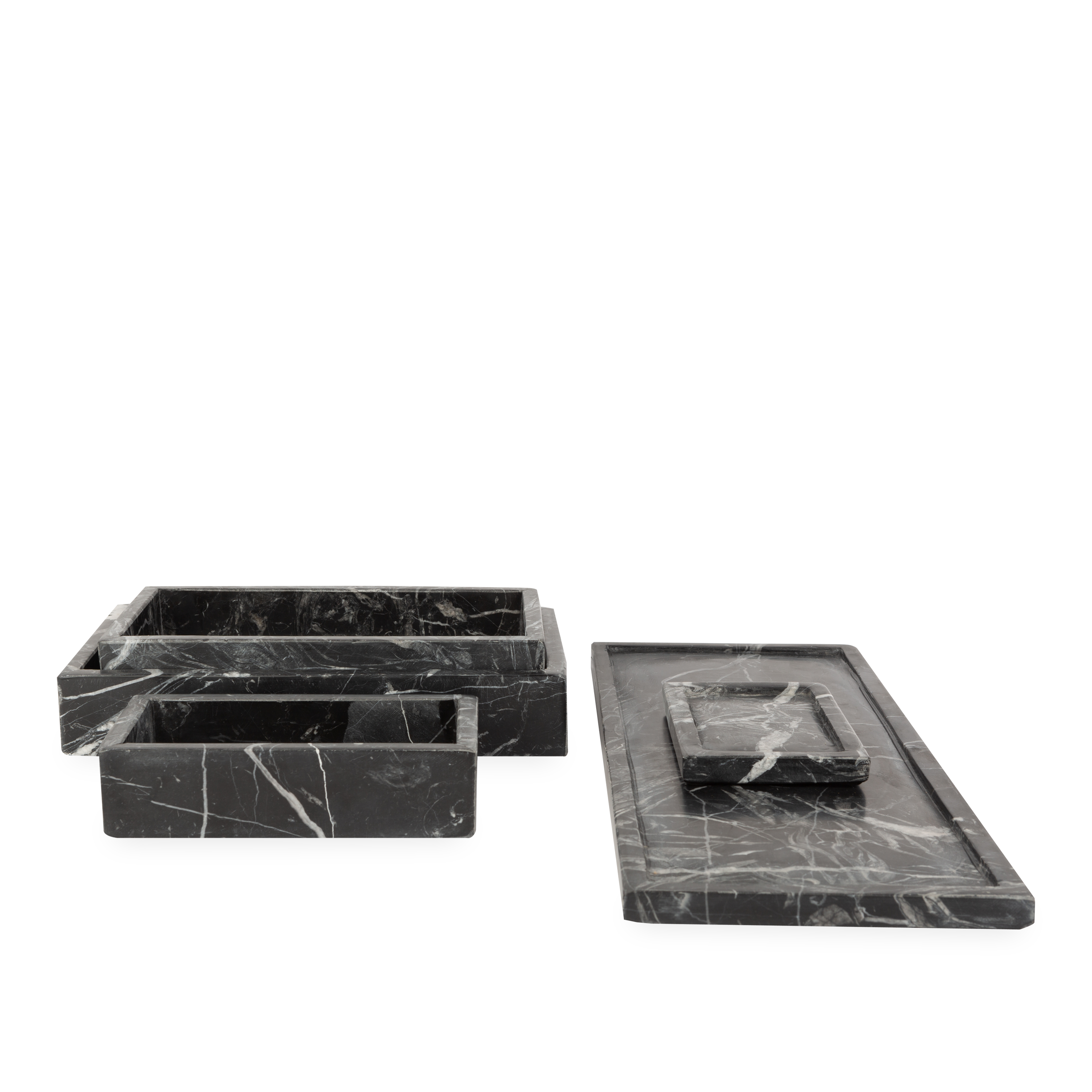 Black Marble Soap Dish - Elegant Bathroom Organizer for Luxury Showers & Spa Decor | Perfect for Modern & Minimalist Bathrooms
