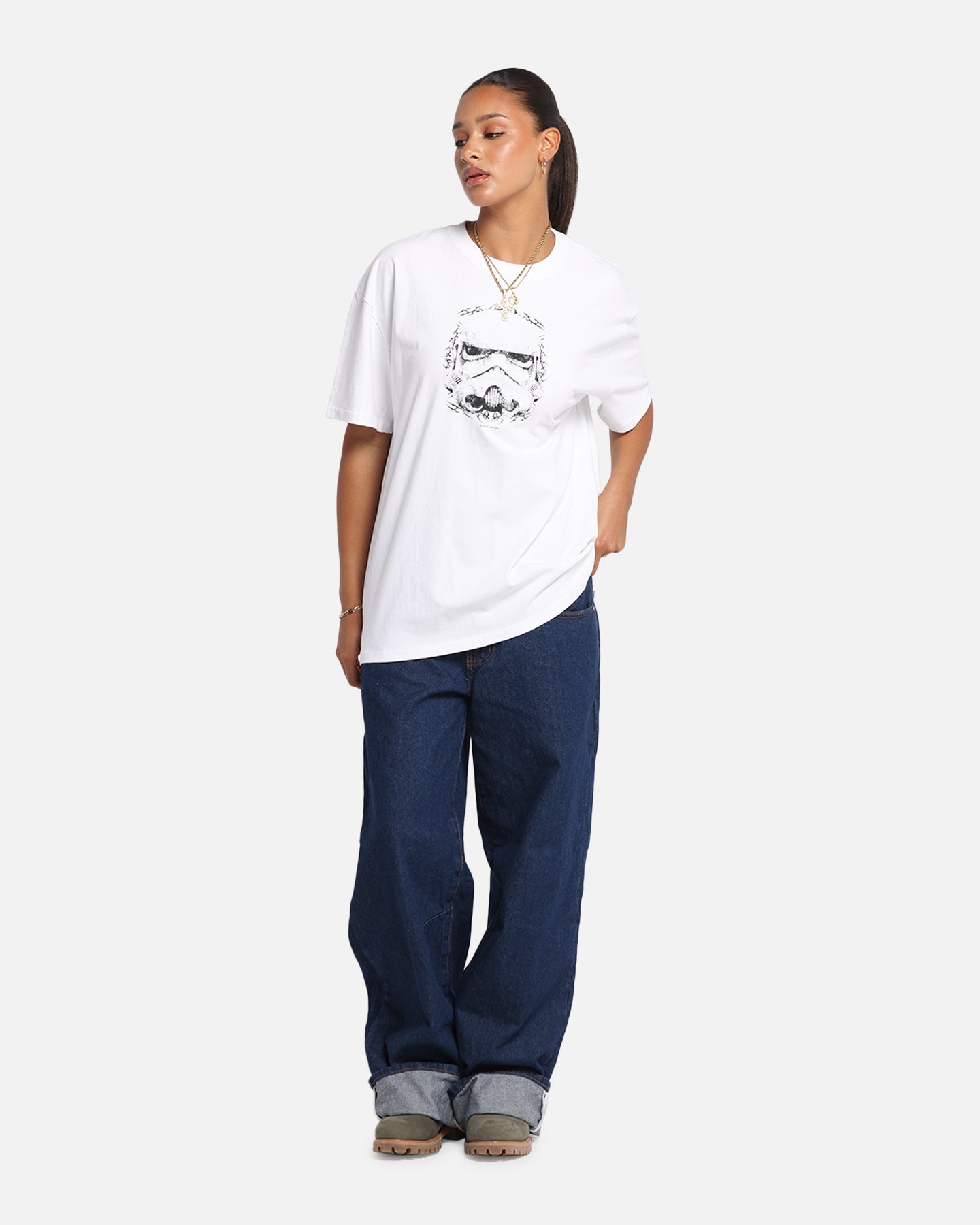 Star Wars Join The Empire Vintage T-Shirt - White | Officially Licensed 73 Studio Graphic Tee for Men & Women | Perfect for Cosplay, Gifts & Everyday Wear