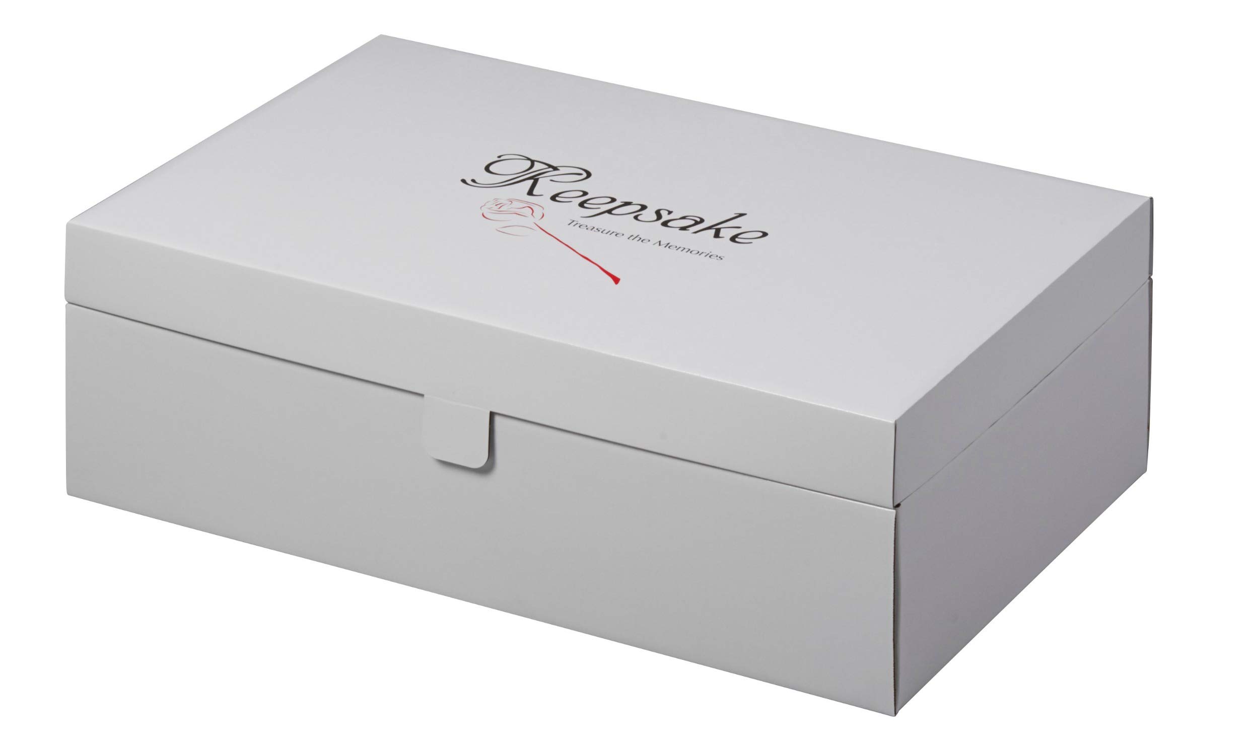 Foster-Stephens Extra Large White Wedding Dress Storage Box with Lavender Sachet - Premium Garment Organizer for Gowns, Quilts & Family Heirlooms | Perfect for Bridal Dress Preservation, Closet Organization & Special Occasion Attire Protection