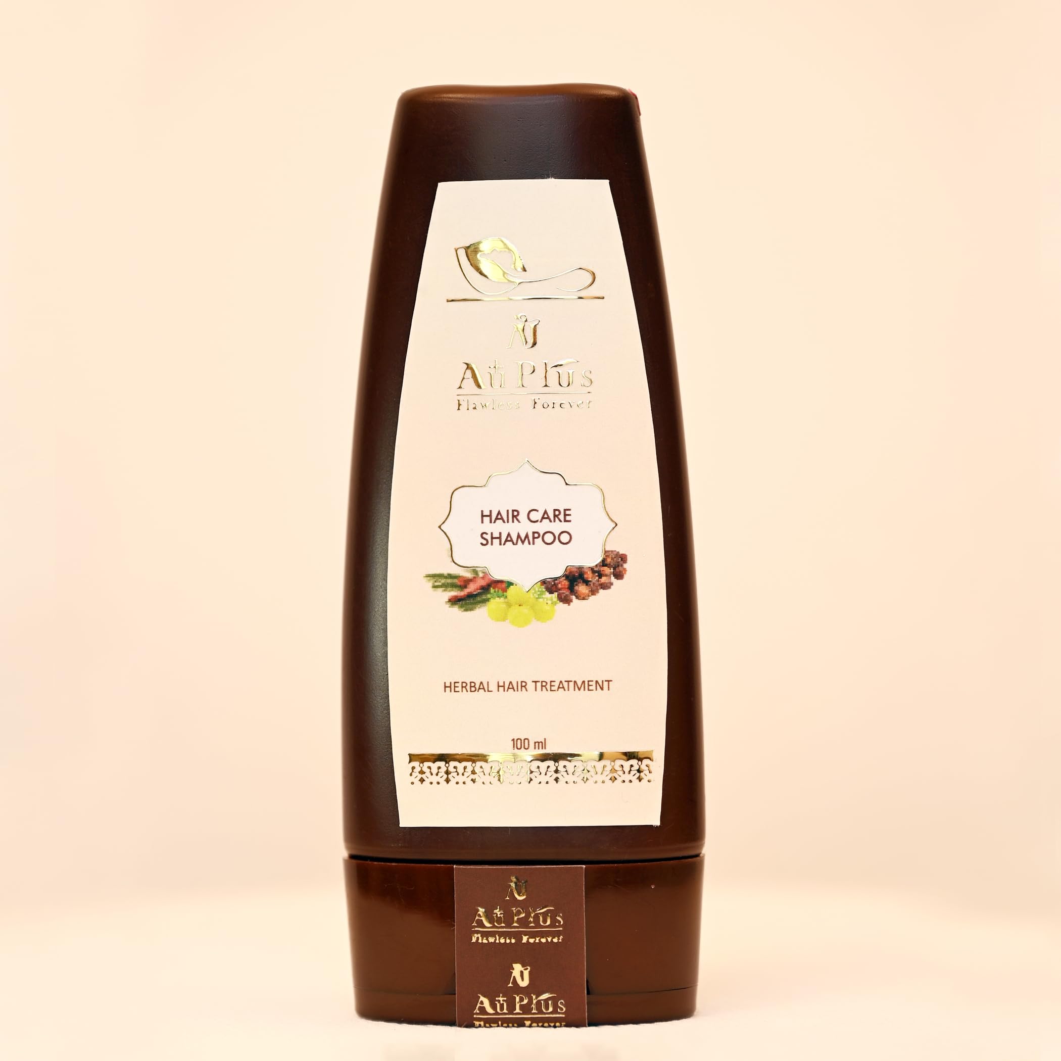 Auplus Natural Herbs Hair Care Shampoo - Complete Hair & Scalp Nourishment for Dry & Damaged Hair - 100ml Bottle - Perfect for Daily Hair Care Routine & Scalp Health Maintenance