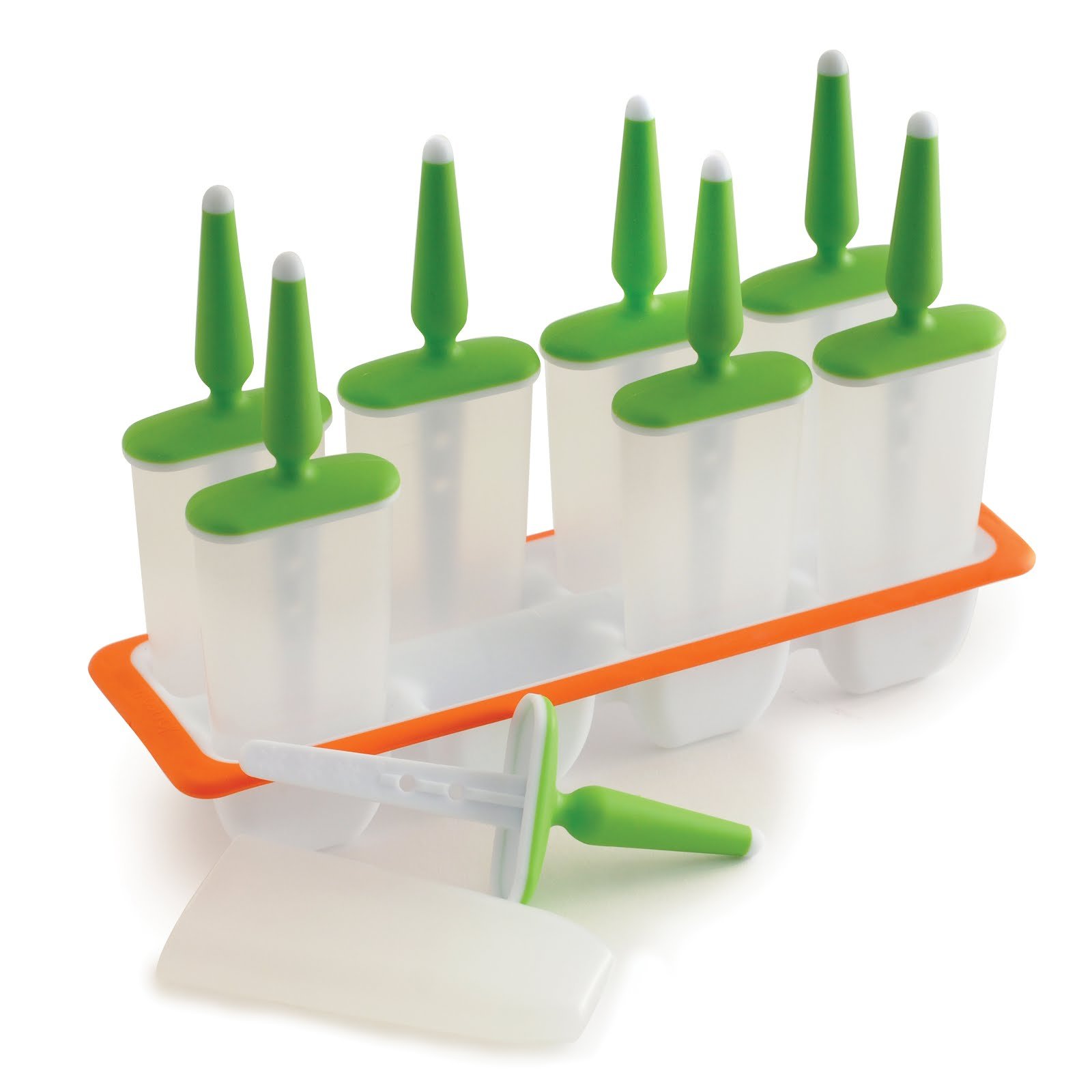 Norpro Frost Pop Maker - 6 Popsicle Molds with Lids & Sticks - BPA Free, Reusable Ice Pop Tray for Homemade Frozen Treats - Perfect for Summer Snacks, Kids Parties & Healthy Desserts