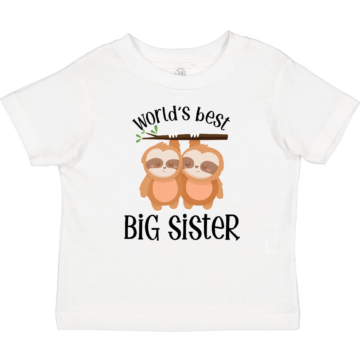 Inktastic Big Sister Baby T-Shirt - Cute Cotton Toddler Shirt for Newborn Girls - Perfect for Sibling Announcement, Family Photos & Special Occasions