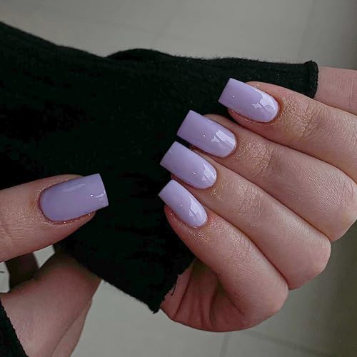 square glossy lilac