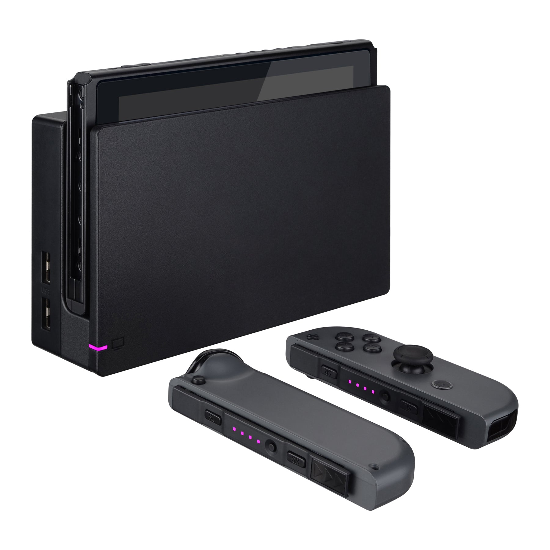 eXtremeRate Firefly LED Tuning Kit for Nintendo Switch Joy-Con Dock - Pink | Custom Lighting for Gaming Setup & Home Decor
