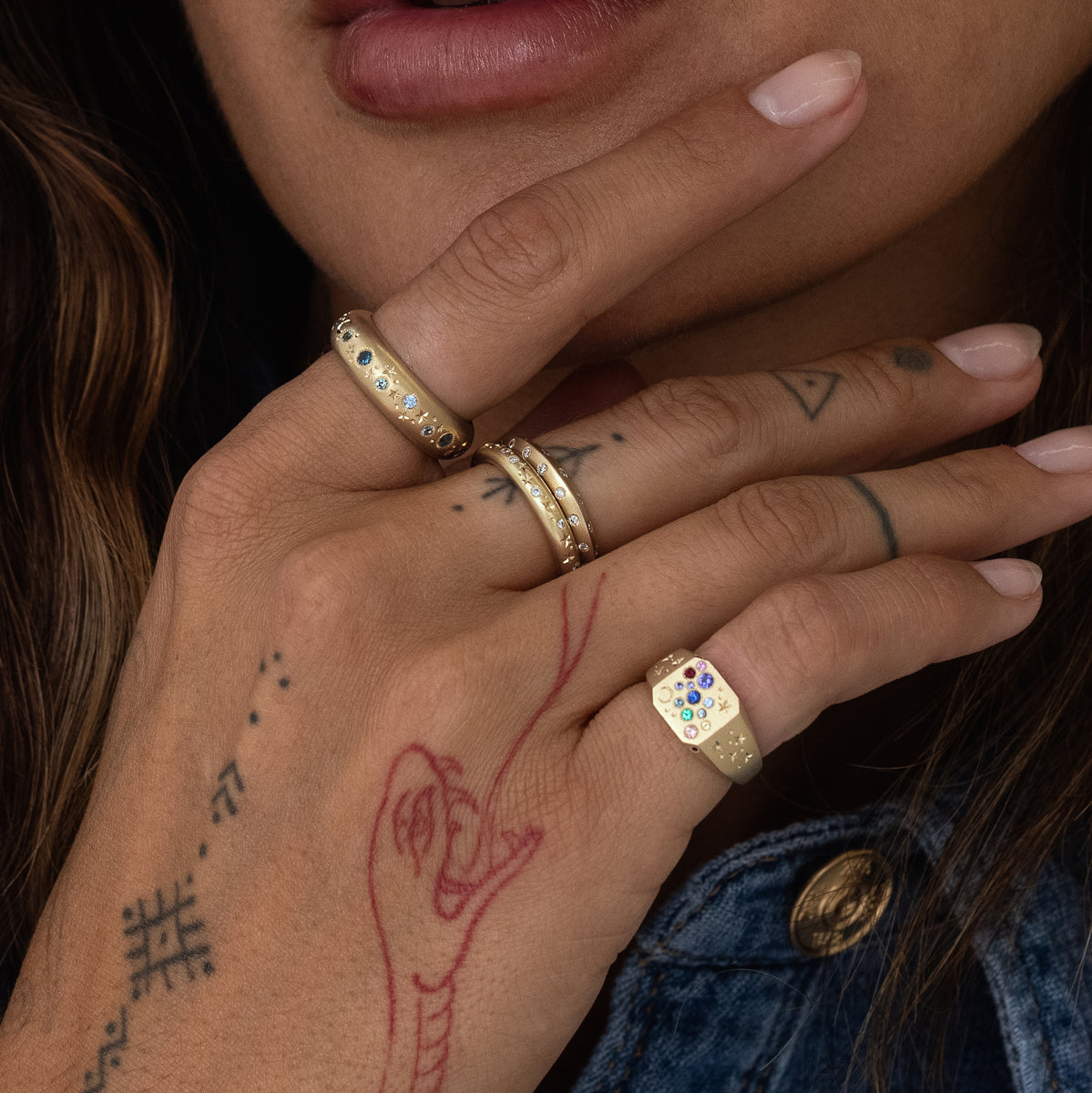 Celestial Charm Micro Band Bracelet - Dainty Adjustable Starry Sky Jewelry for Women - Perfect for Everyday Wear, Gifts & Special Occasions