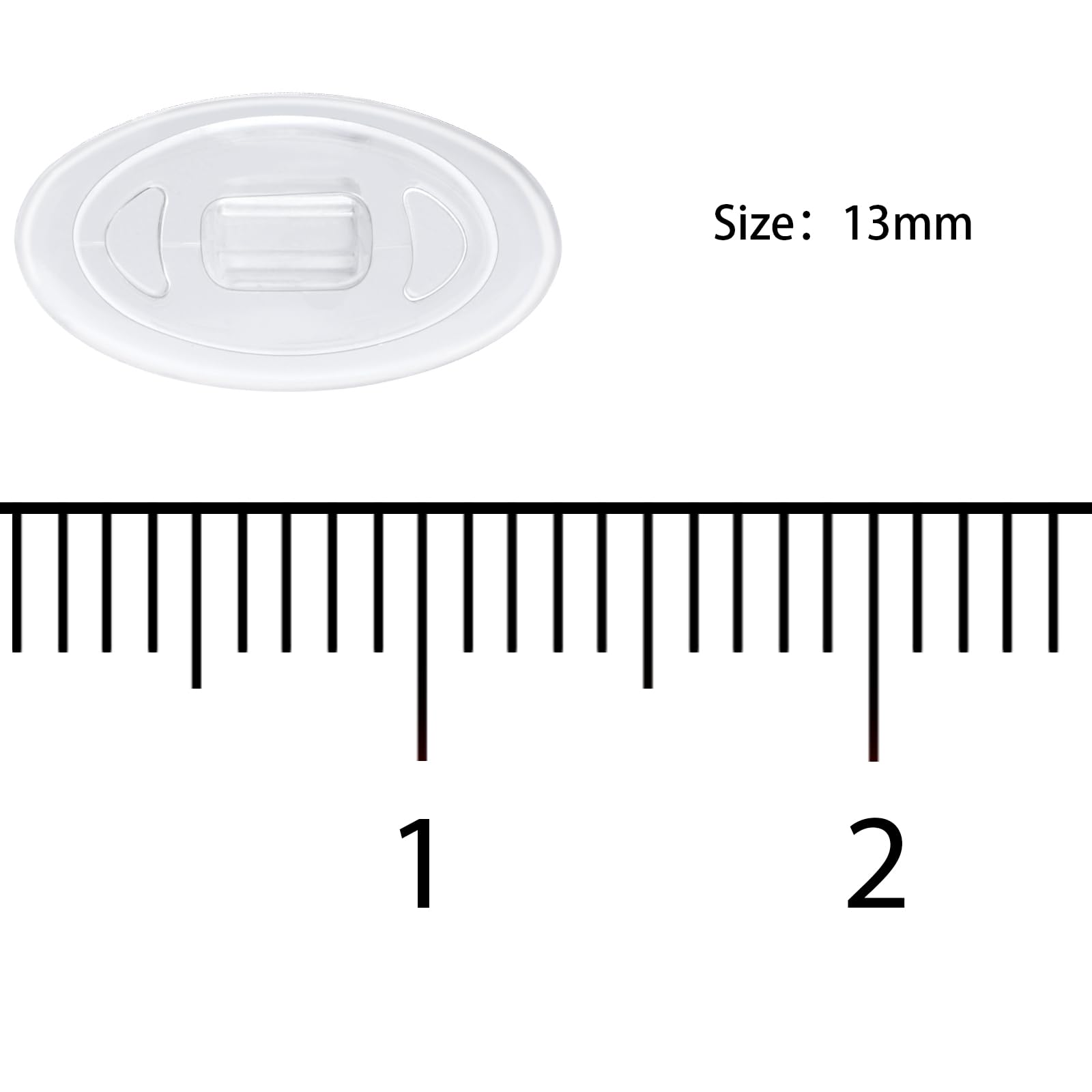 Replacement Nosepiece Nosepad for Oakley Whisker Wiretap OO4071 Crosshair 1.0 2.0 Sunglasses - Clear Comfort Fit Nose Pads - Perfect for Sports, Driving & Outdoor Activities