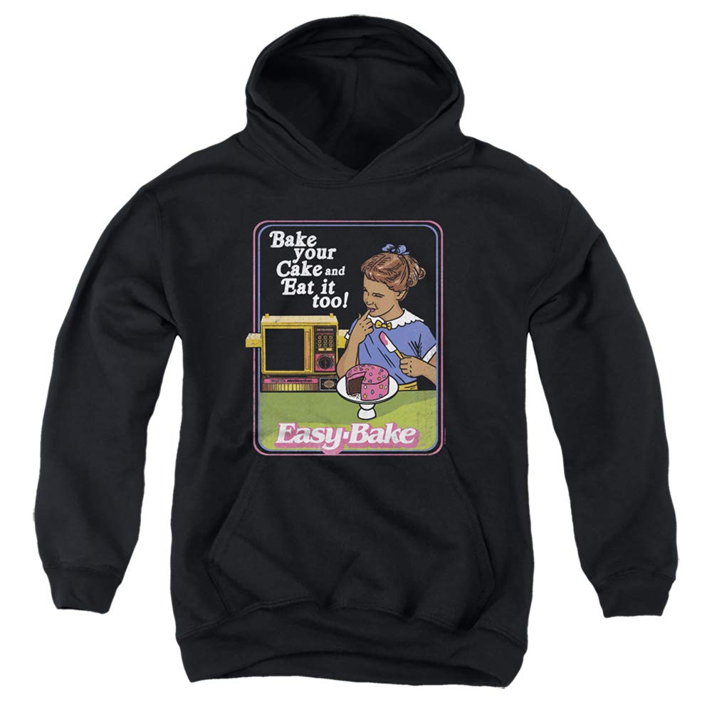 Trevco Easy Bake Oven Cake Baking Unisex Youth Pullover Hoodie - Perfect for Kids Baking Parties & Birthday Gifts