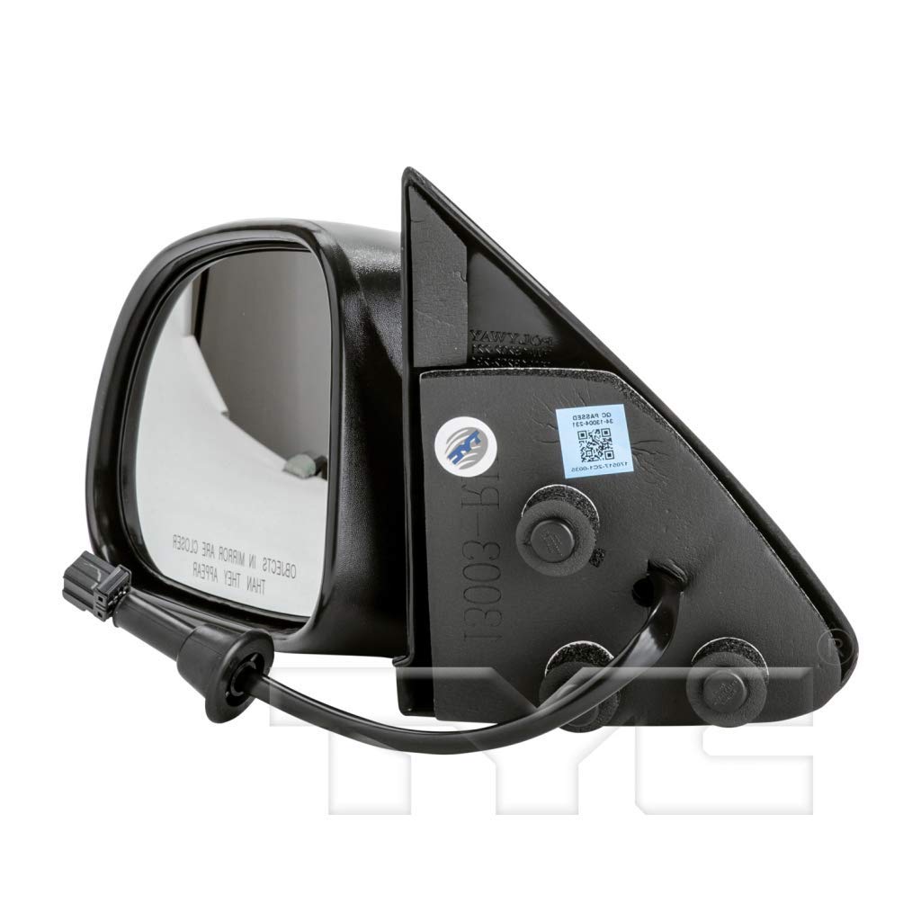2001-2004 Dodge Durango Power Door Mirror Pair - Textured Non-Heated Replacement for Driver & Passenger Side (Fits Part Numbers 55077251AB, 55077250AB, CH1320198, CH1321198) - Perfect for Off-Roading, Daily Commuting & Vehicle Maintenance
