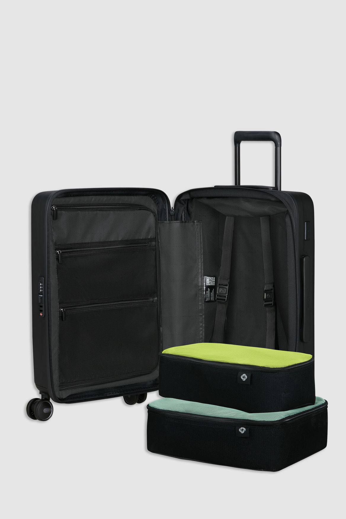 Restackd 55cm Lightweight Carry-On Suitcase with Spinner Wheels - Perfect for Travel, Business Trips & Weekend Getaways