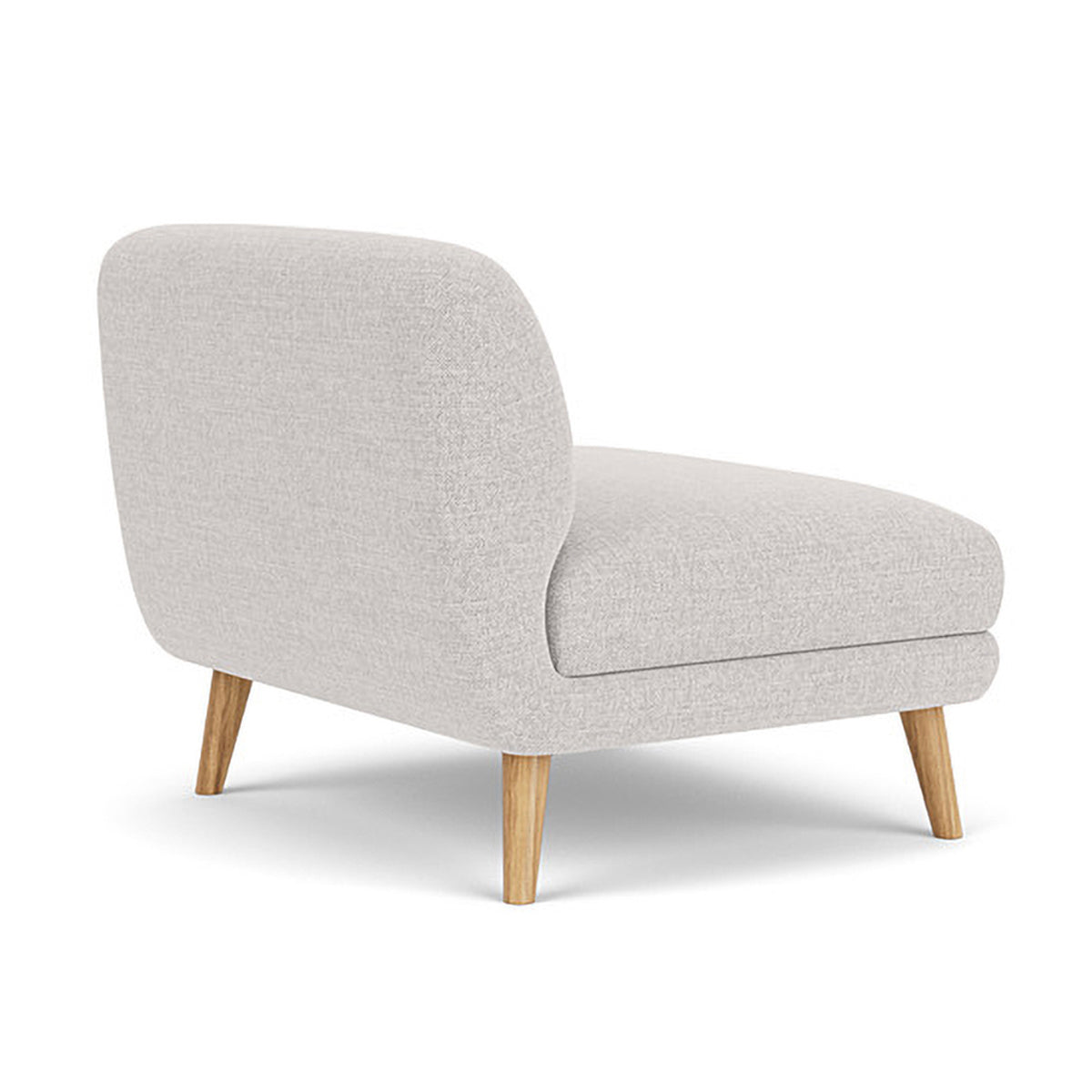 Alfred Fabric Modular Sectional Sofa (Armless) - Modern Living Room Furniture for Small Spaces & Apartments