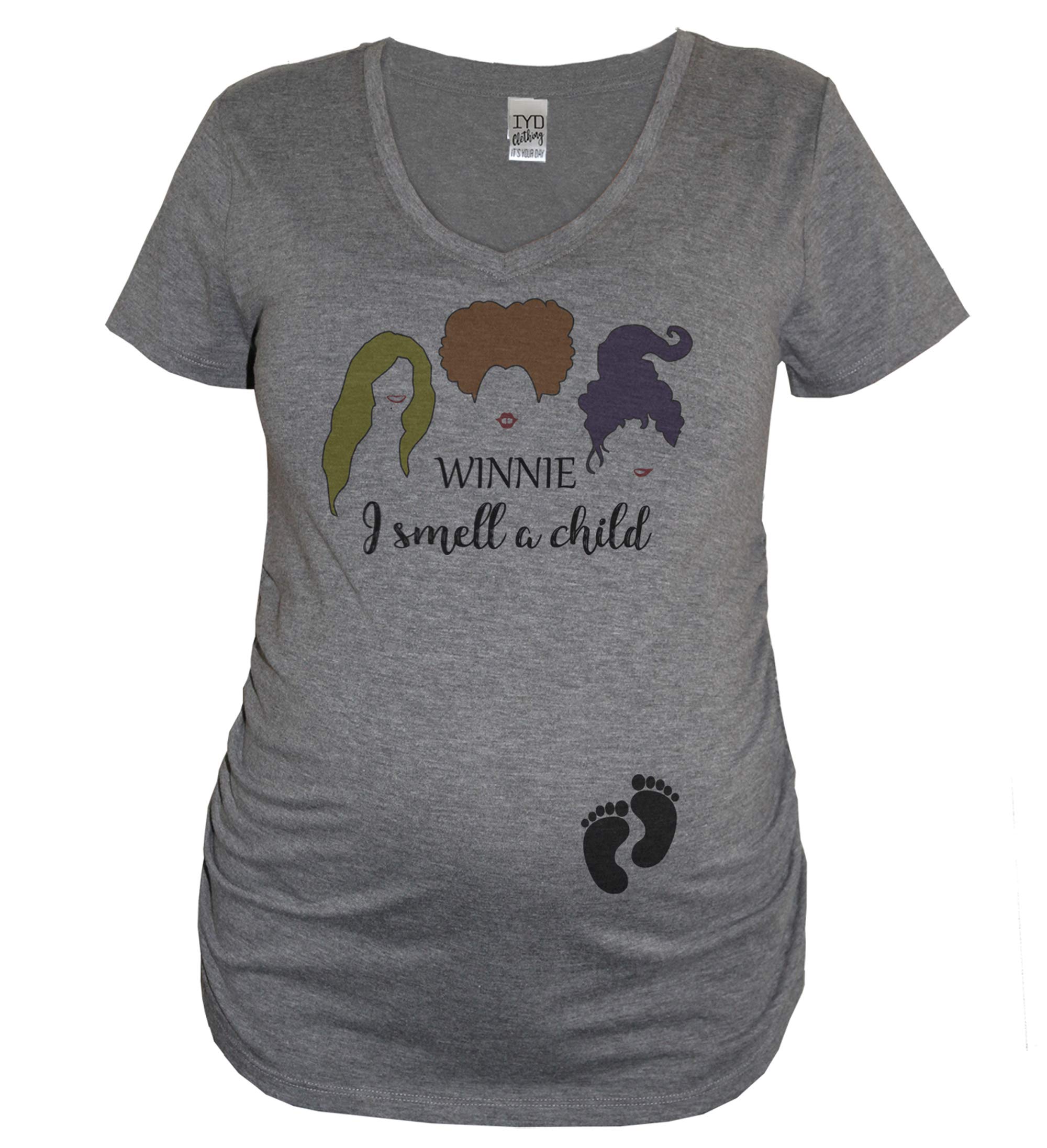 Winnie the Witch 'I Smell A Child' Sanderson Sisters Halloween T-Shirt for Women - Perfect for Halloween Costumes, Movie Nights & Themed Parties