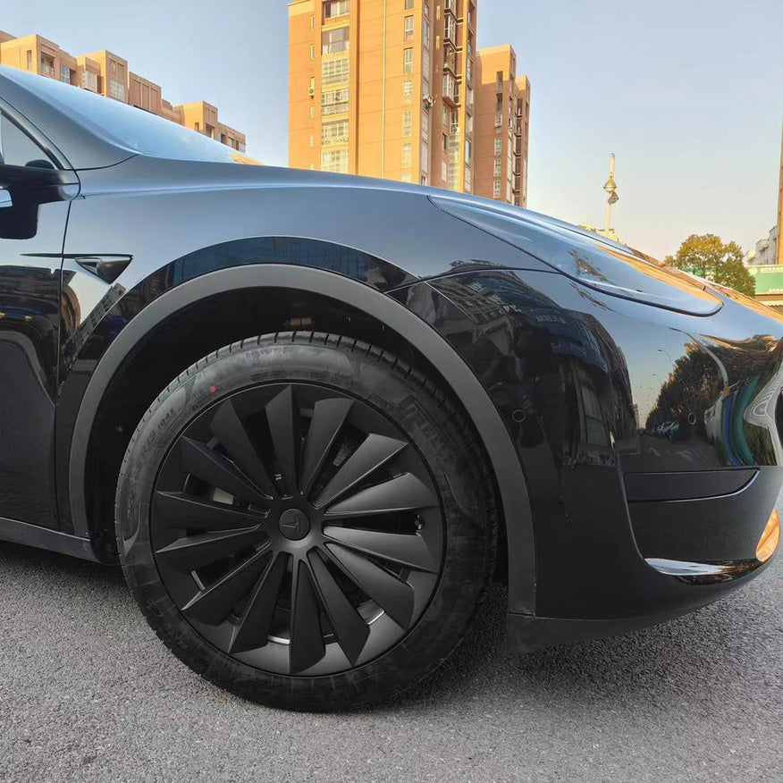 Tesla Model Y 19-Inch Gemini Wheel Hubcaps - Durable Rim Protectors for Enhanced Style & Protection | Perfect for Daily Commute, Road Trips & All-Weather Driving