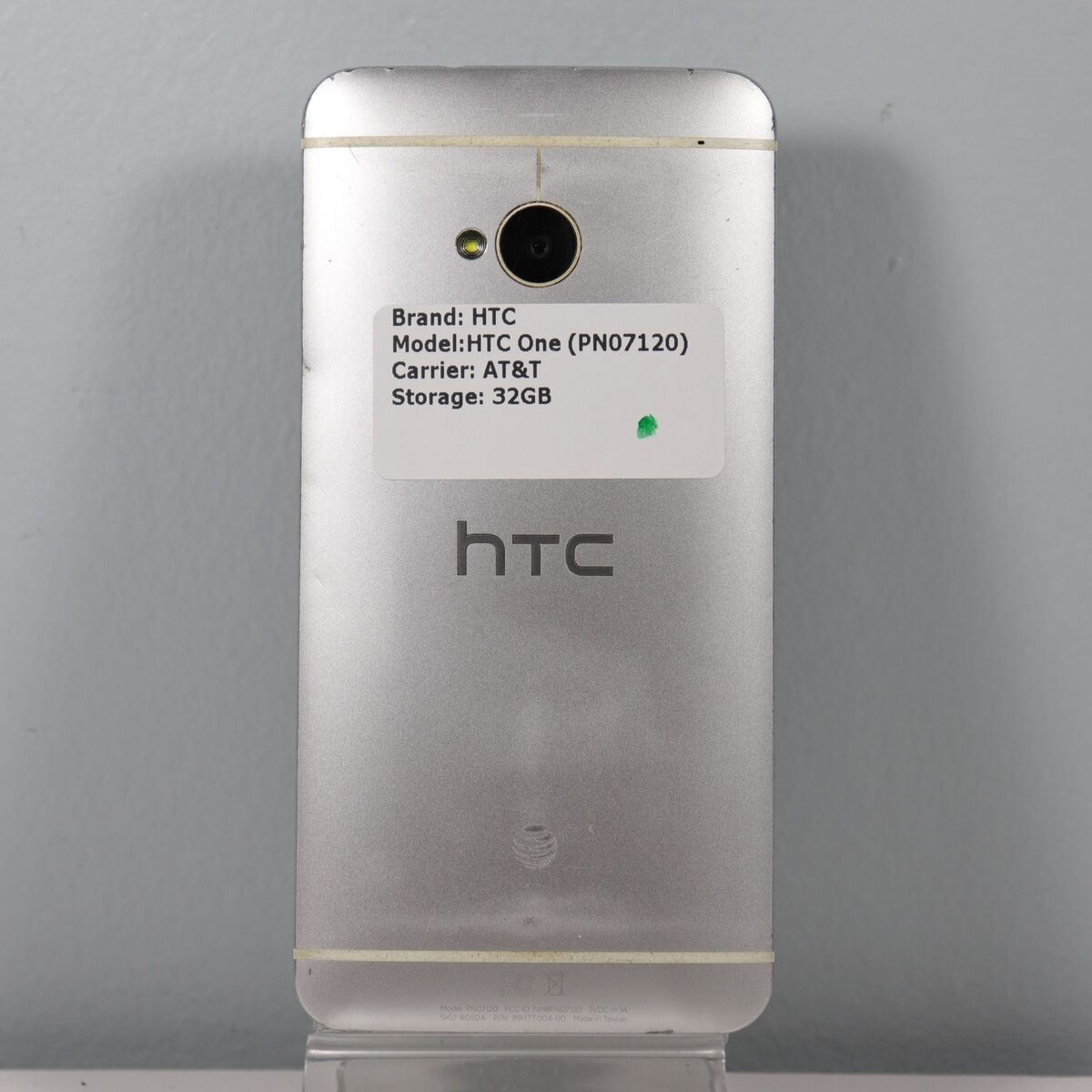 Unlocked HTC One 6050a GSM Smartphone - 4G LTE, 32GB Storage, Silver | Perfect for Travel & Business Use