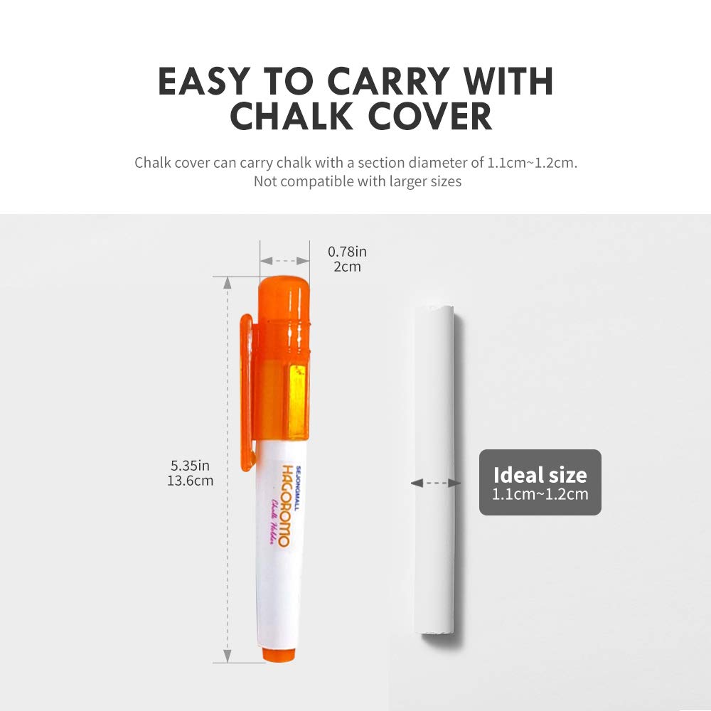 Hagoromo Magnetic Chalk Holder with Blue Body & Chalk - Perfect for Teachers, Students & Artists in Classrooms, Studios & Home Use