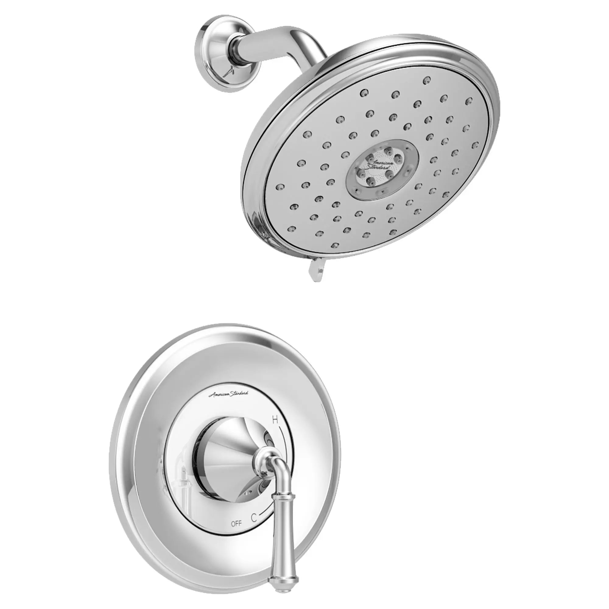 Delancey® 2.5 GPM/9.4 LPM 4-Function Shower Trim Kit with Adjustable Showerhead and Lever Handle - Perfect for Bathroom Renovation and Modern Home Upgrades