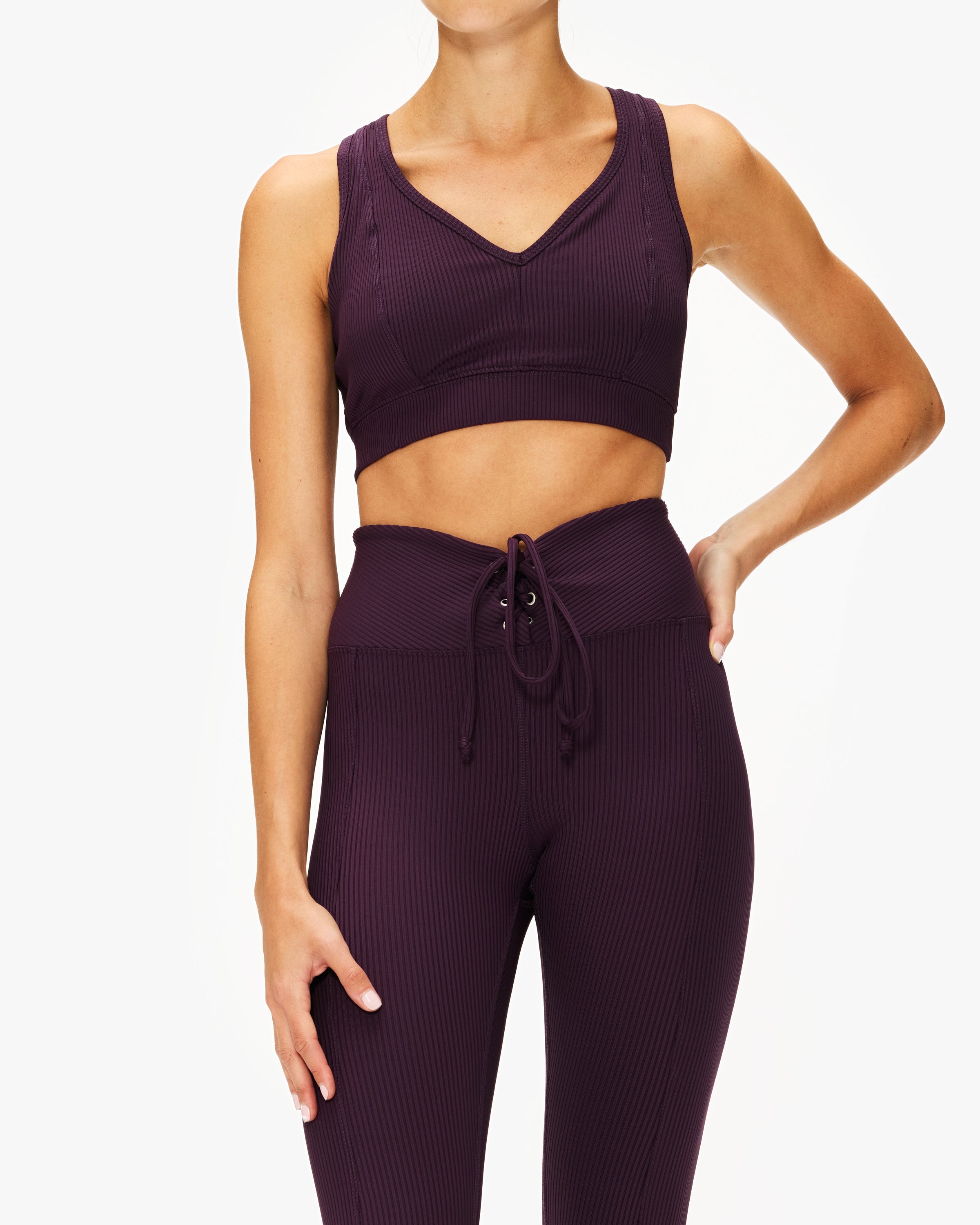 Year Of Ours Ribbed V Bra - Comfortable Seamless Underwire Bralette for Women | Perfect for Everyday Wear, Yoga & Lounge