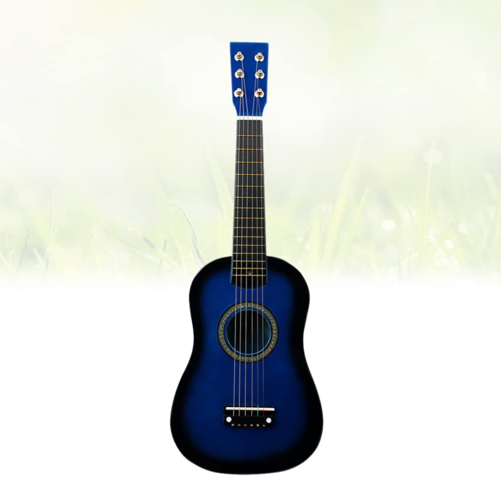 Alipis 23 Inch Wooden Ukulele for Kids - 6 String Small Acoustic Guitar Toy for Toddlers & Children | Kids Musical Instrument for Beginners, Birthday Gifts & Music Learning | Perfect for Home Play, Classroom & Outdoor Activities