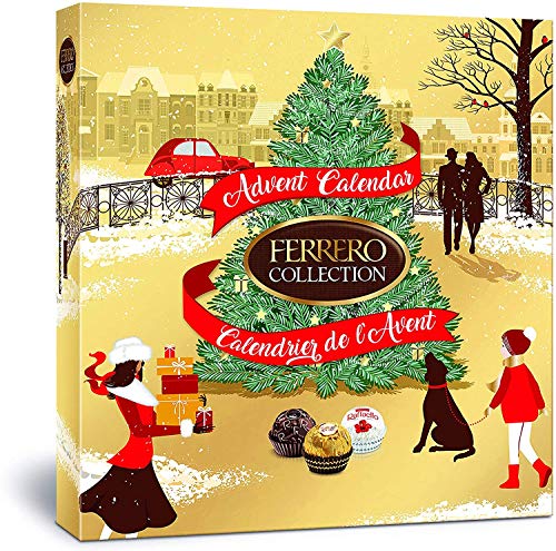 Ferrero Collection Chocolate Christmas Advent Calendar - Assorted Fine Chocolates & Coconut Candy | Holiday Gift, Party Treat & Festive Countdown