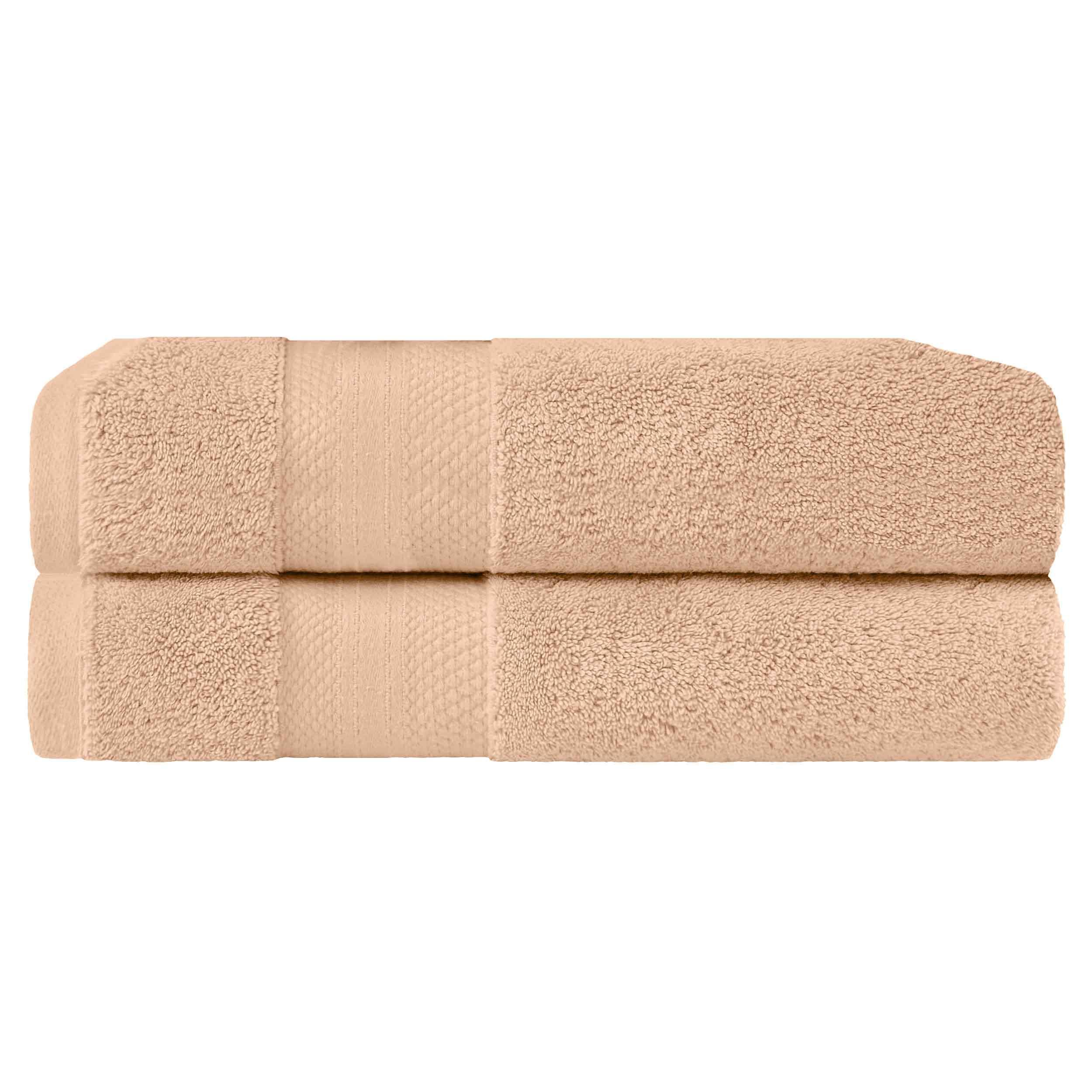 Premium Turkish Cotton Bath Towel Set - Ultra Soft & Absorbent 2-Piece Bath Sheets for Spa, Gym & Luxury Bathroom Use