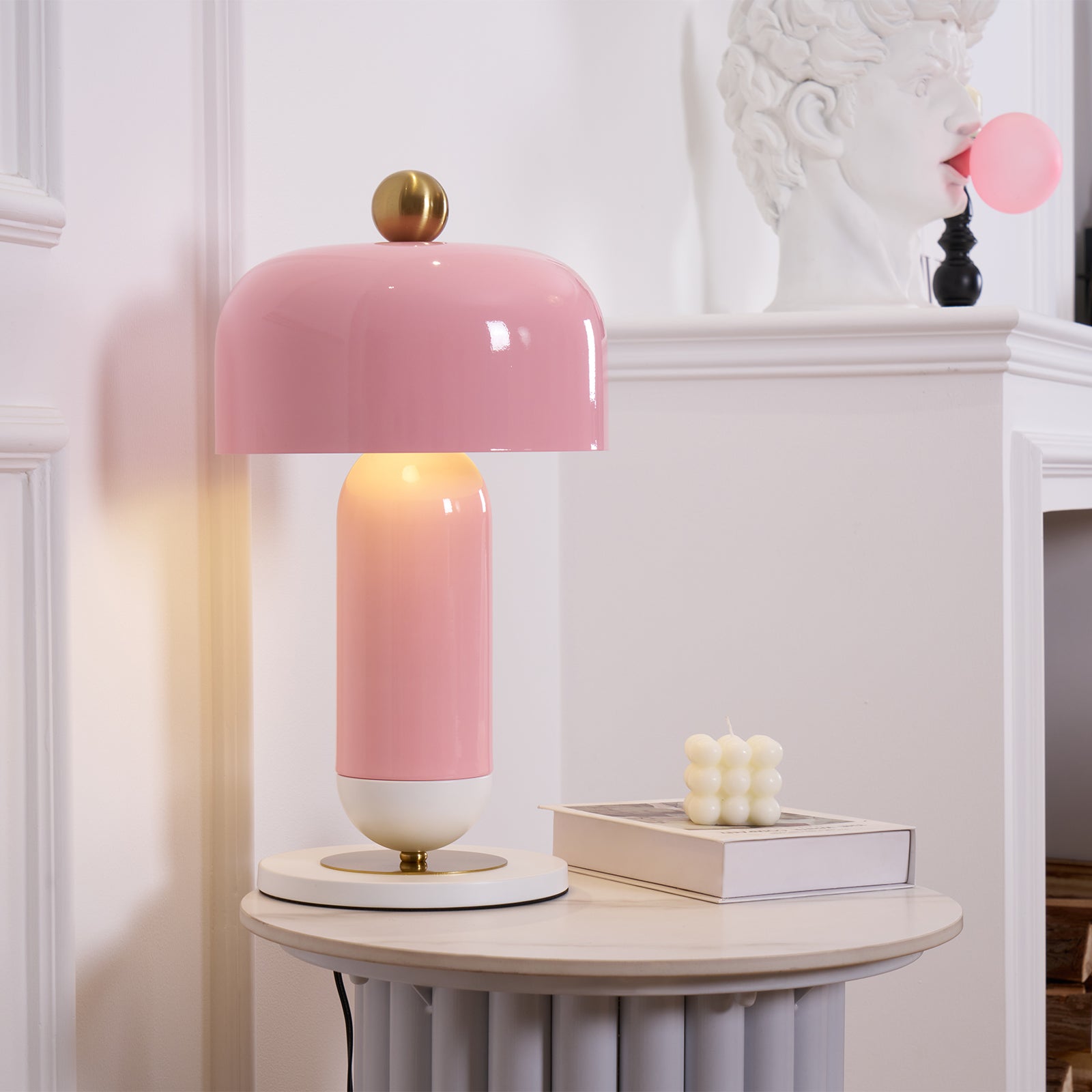 Modern Lulu Table Lamp - Adjustable LED Desk Light for Bedroom, Living Room & Office - Perfect for Reading, Working & Decor