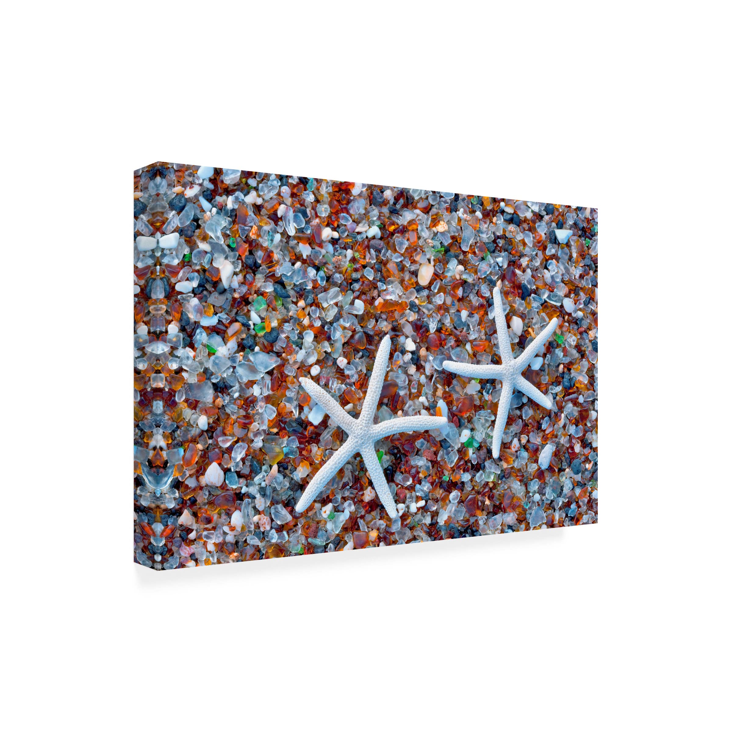 Dennis Frates Beach Treasures 1 Canvas Wall Art Print - Coastal Decor for Living Room, Bedroom & Office - Seascape Painting for Beach House & Vacation Home Decor