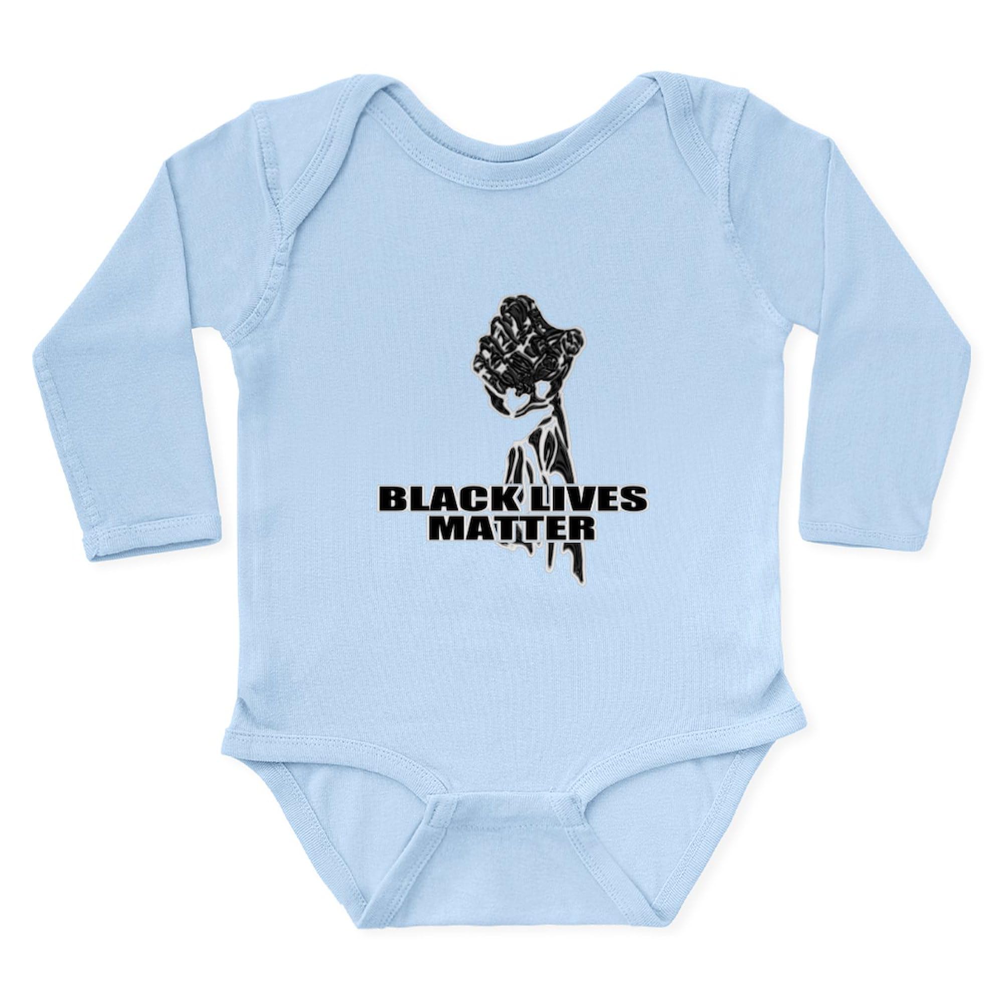 Black Lives Matter Long Sleeve Infant Bodysuit - Cute Baby Romper for Boys & Girls - Perfect for Family Outings & Social Justice Events