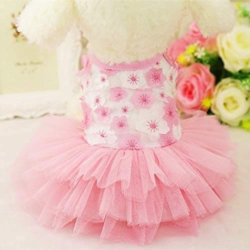 Summer Dog Dresses for Small Dogs & Cats - Soft & Cute Puppy Princess Wedding Costume | Perfect for Weddings, Parties & Special Occasions