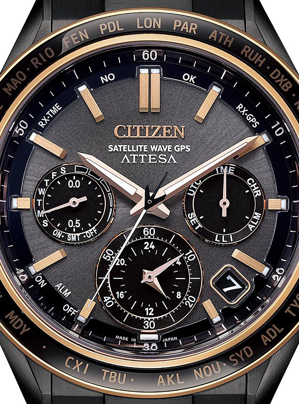 CITIZEN ATTESA ACT LINE Super Titanium Satellite Timekeeping Watch CC4074-61W - Japanese Made JDM for Business Professionals & Luxury Collectors