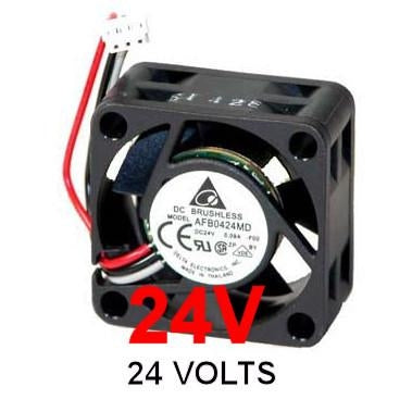 Delta AFB0424MD 40x40x20mm 24V DC Cooling Fan with 3-Pin Connector & RPM Sensor - Perfect for PC Cooling, Electronics, and DIY Projects