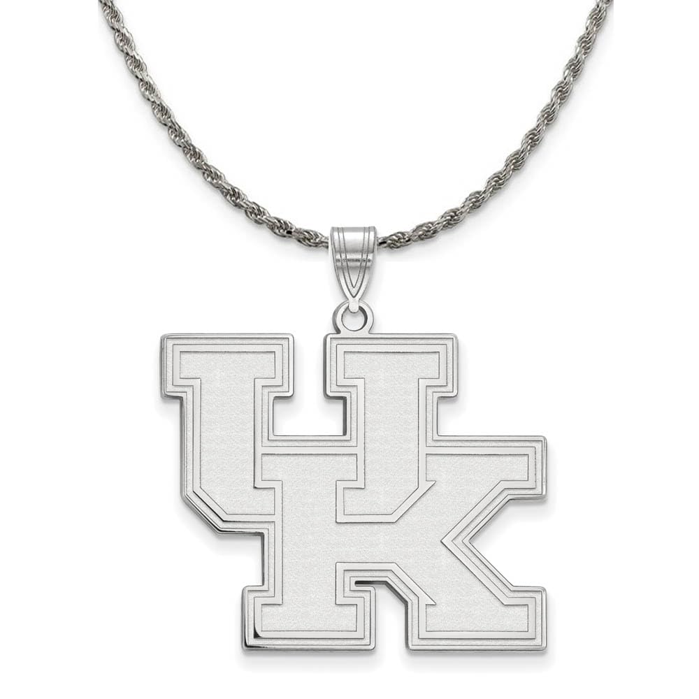 Sterling Silver UK Pendant Necklace for Kentucky Fans