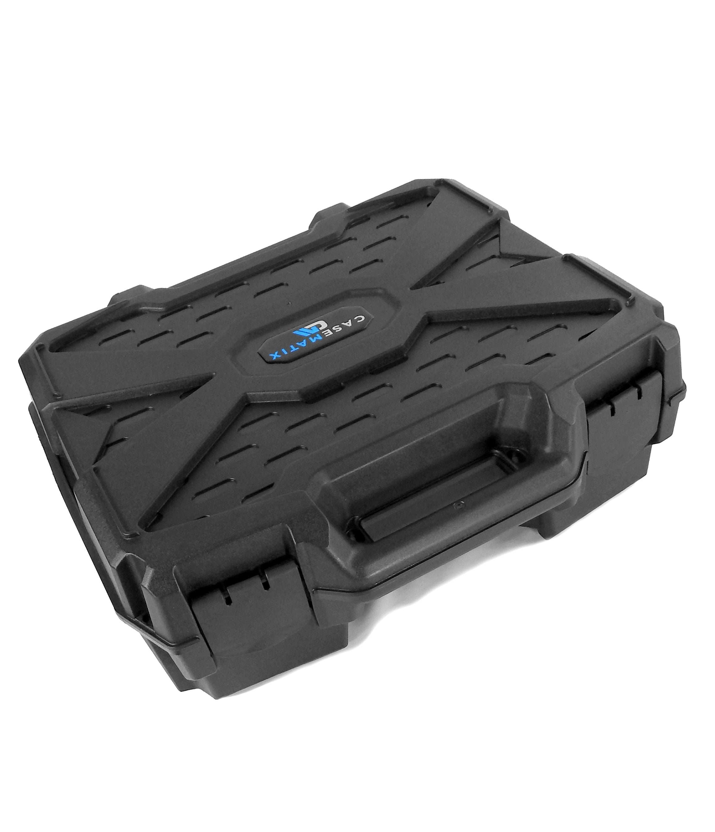 CASEMATIX 17 inch Portable Podcast Studio Case - Shockproof Travel Storage for Microphones, Audio Recorders, Laptops & Cables with Customizable Foam Inserts | Perfect for Podcasters, Musicians & Content Creators On-The-Go
