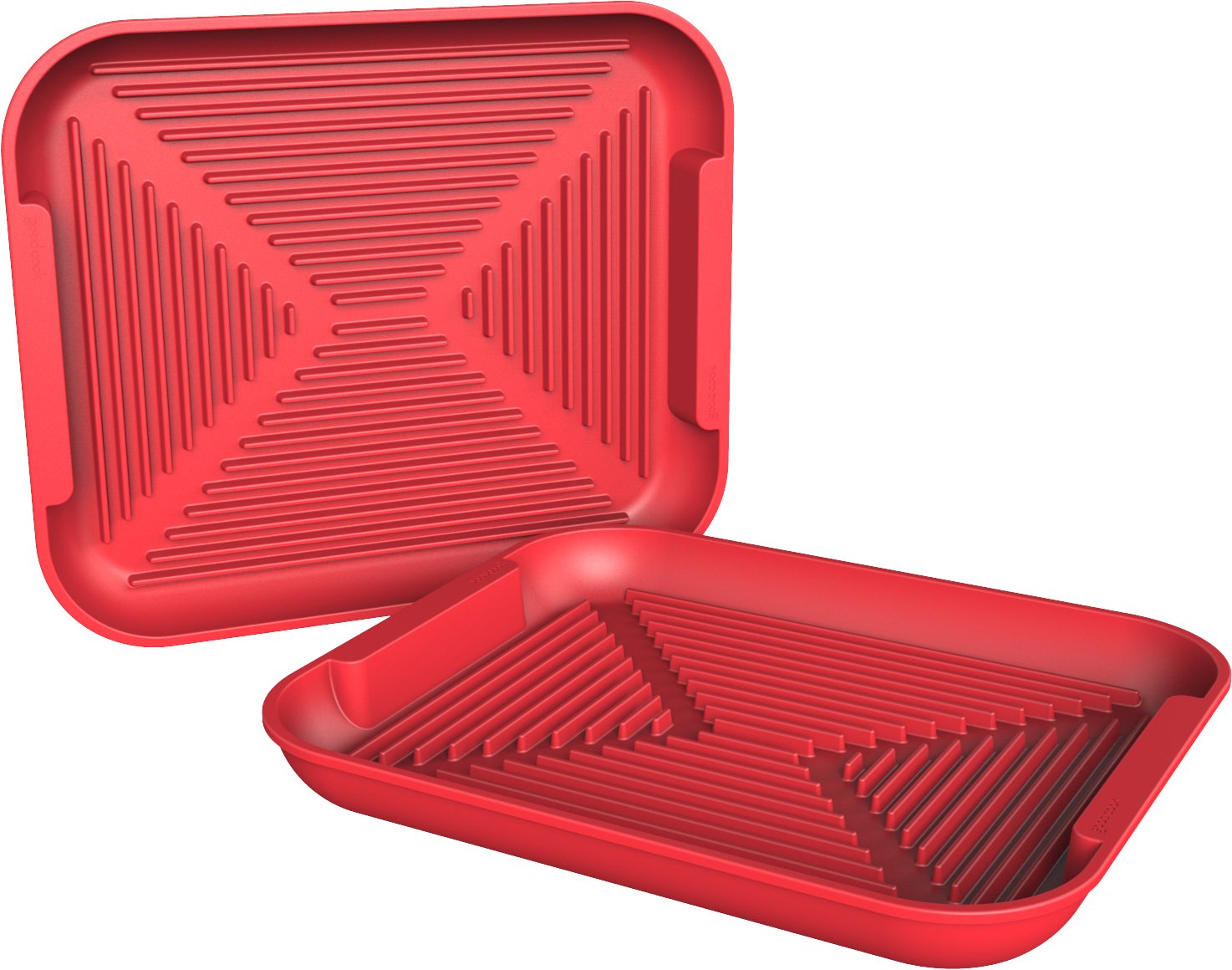 GoodCook Everyday Microwave Grill - BPA-Free 10-Inch Bacon Tray & Cooking Tray | Safe for Bacon, Sausage & Hot Dogs | Heat Resistant to 400°F | Dishwasher Safe with Grease Draining Design | Perfect for Quick Breakfasts, Camping & Office Lunches