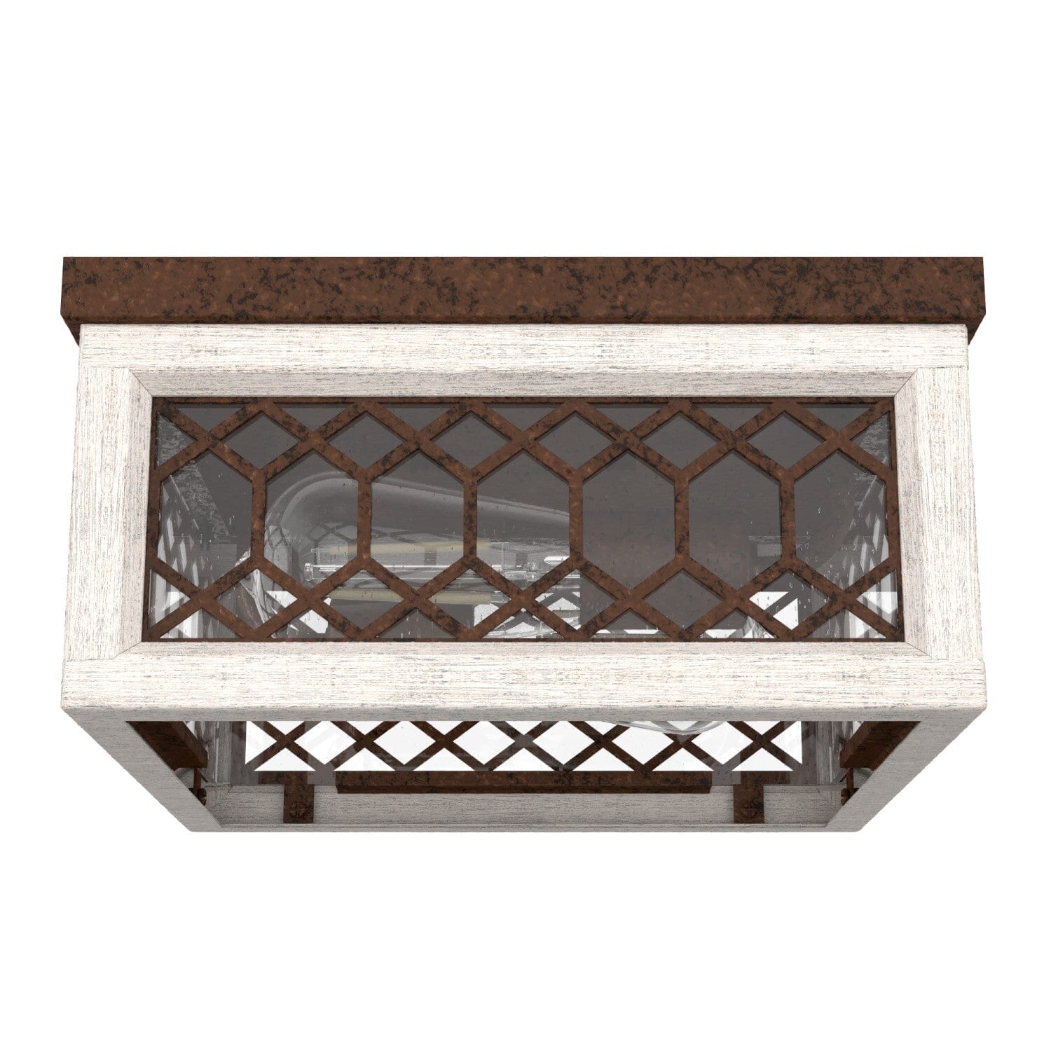 Chevron Flush Mount Ceiling Light Fixture - Modern LED Ceiling Lamp for Bedroom, Living Room, Kitchen & Hallway Lighting