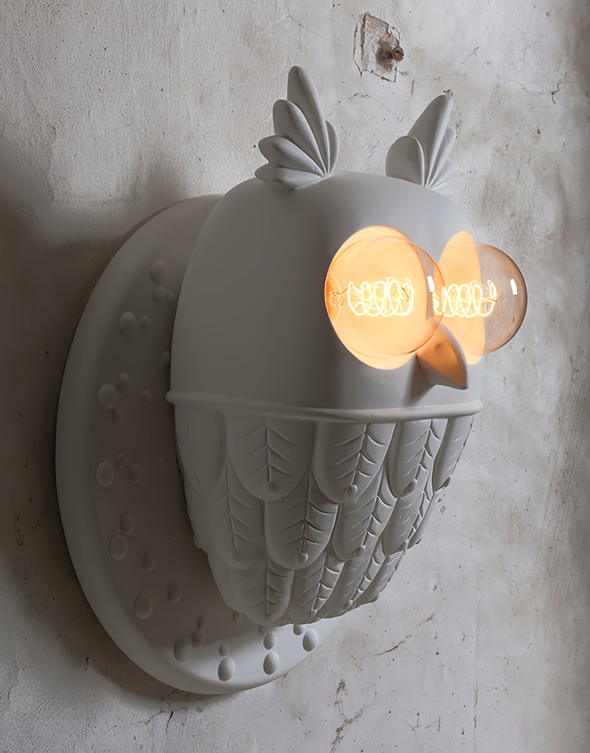 Owl Wall Lamp - Cute Owl Night Light for Kids Room, Nursery, Bedroom - Perfect for Nighttime Reading and Decor