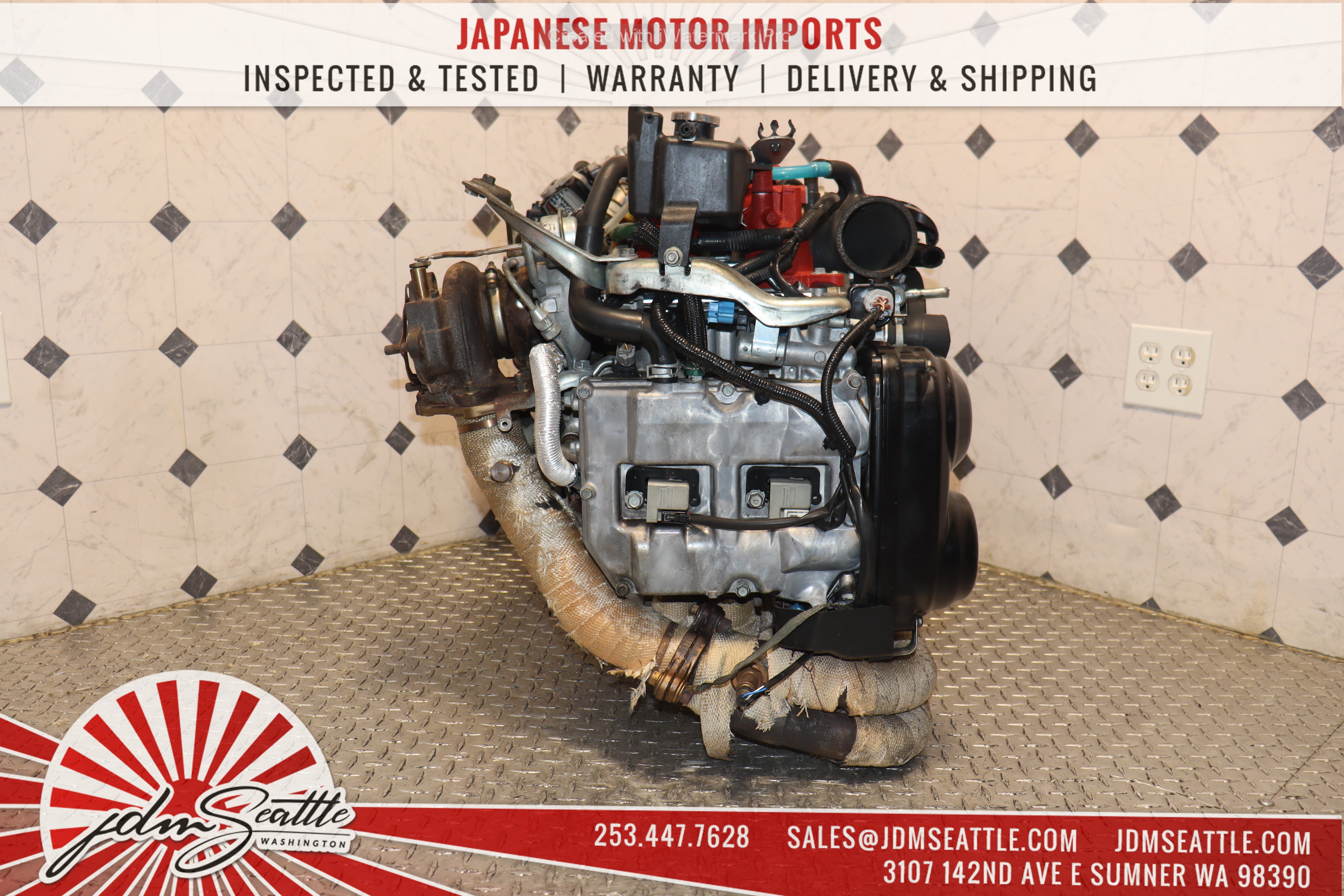 JDM EJ257 2.5L Turbo AVCS EJ25 V10 Engine for 2008-2021 Subaru WRX STI - High Performance Replacement Engine - Perfect for Racing, Tuning & Engine Swap Projects