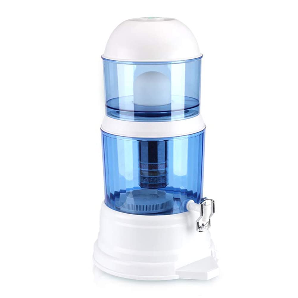 16L Ceramic Carbon Water Filter Purifier System - Removes Heavy Metals, Odor & Impurities with 0.1 Micron Filtration | Perfect for Home, Office & Outdoor Use