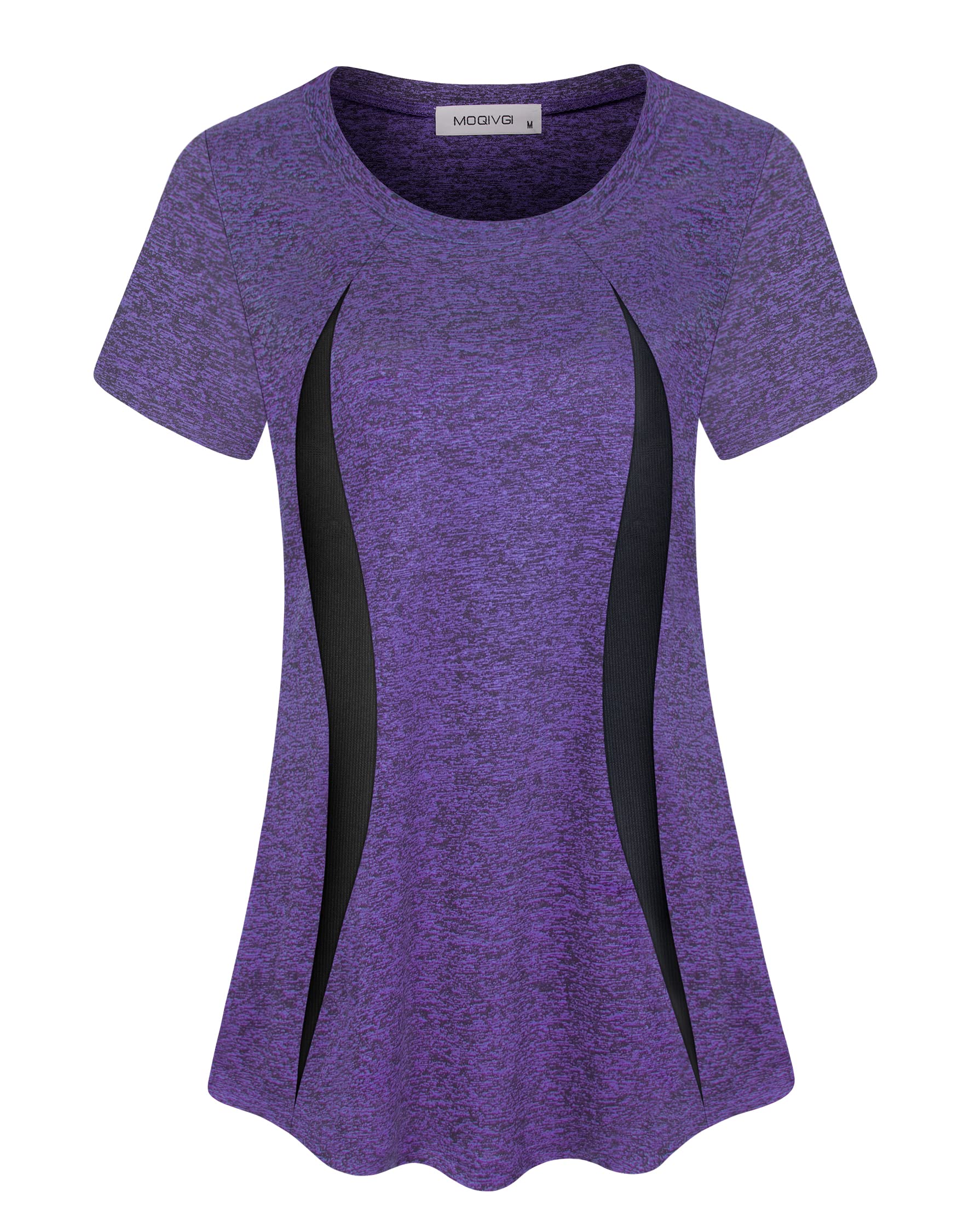MOQIVGI Women's Short Sleeve Workout Tops - Breathable Running Shirts for Yoga, Gym & Fitness - Casual Summer Activewear for Women - Perfect for Workouts, Jogging & Outdoor Activities