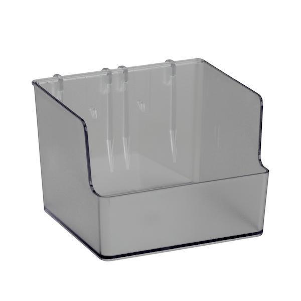 Elfa Tall Clear Storage Board Box - Organize Closet, Pantry & Office Supplies | Durable Plastic Storage Solution for Home & Office Organization