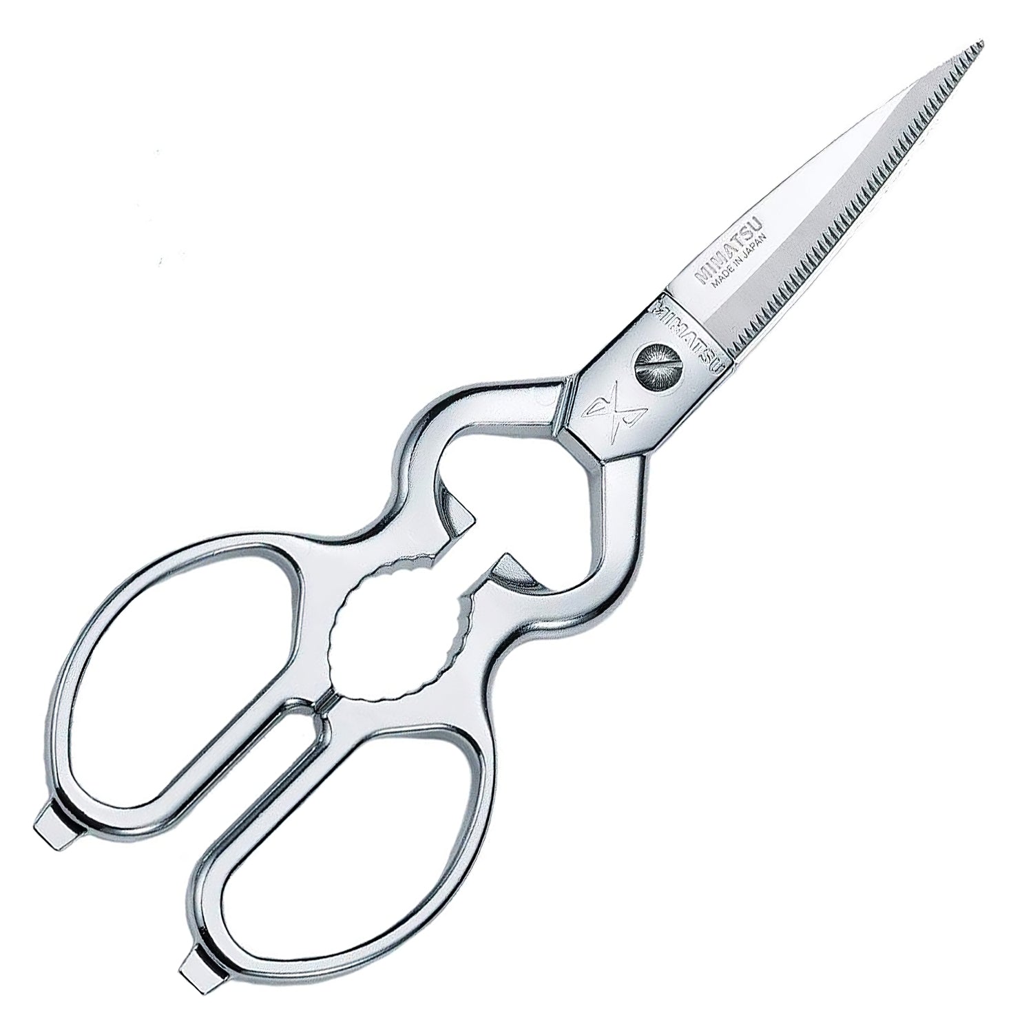 Premium Mimatsu Stainless Steel Kitchen Scissors - Heavy Duty Multipurpose Cooking Shears for Cutting Meat, Poultry, Herbs & Vegetables - Perfect for Home Chefs & Professional Kitchens