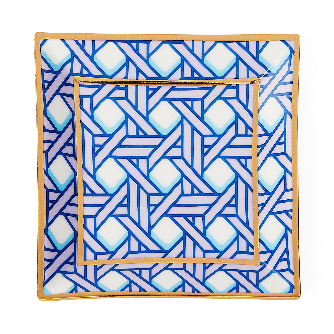 Basketweave Square Tray - Decorative Wooden Serving Tray for Coffee, Tea, and Breakfast in Bed | Perfect for Home Decor, Dining, and Gift Giving