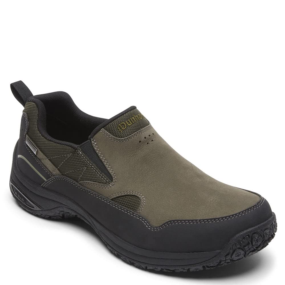Dunham Men's Cloud Plus Waterproof Slip-On Shoes - Lightweight Comfortable Sneakers for Walking, Travel & Outdoor Activities
