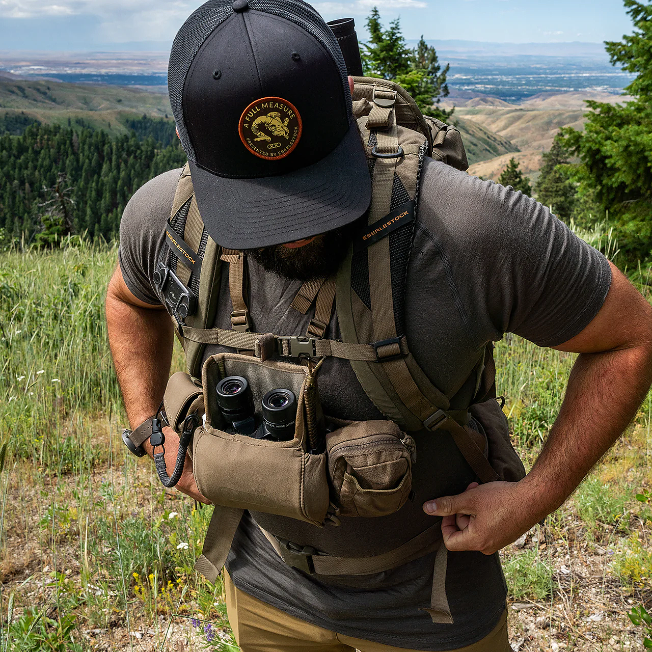 Eberlestock Lochsa Merino Short Sleeve Shirt - Quick Dry & Moisture Wicking Performance Top for Hiking, Camping & Outdoor Adventures