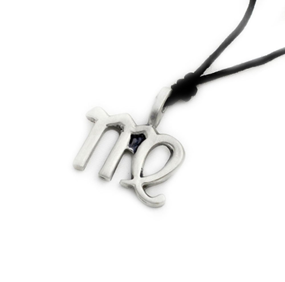 New Astrology Pewter Silver Charm Necklace Pendant Jewelry - Zodiac Horoscope Gift for Women, Men - Perfect for Birthdays, Anniversaries & Spiritual Occasions