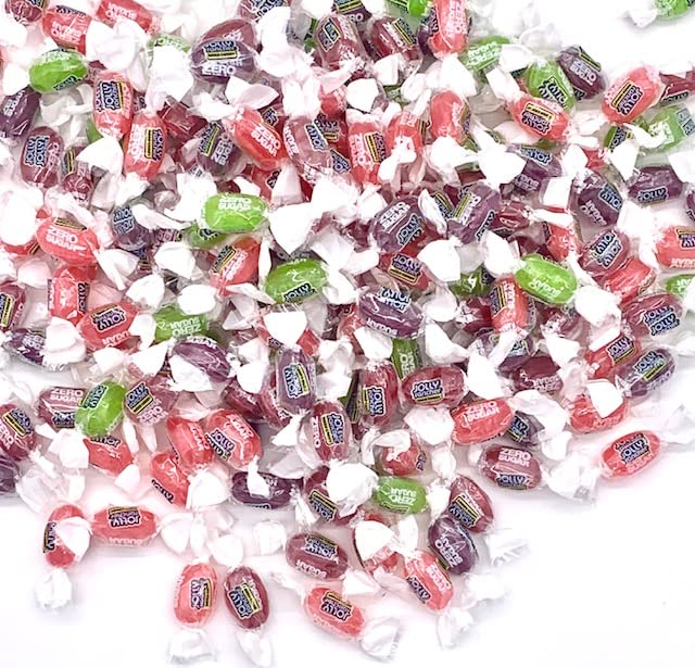 Sugar Free Jolly Ranchers Hard Candy - 1lb Zero Sugar, Fat Free, Individually Wrapped Bulk Candy for Diabetics & Keto Diet - Perfect for Parties, Office Snacks & Halloween Treats