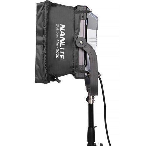 Nanlite Alien 300C RGBWW LED Panel with Softbox & Eggcrate - Professional Studio Lighting for Photography, Videography, and Live Streaming