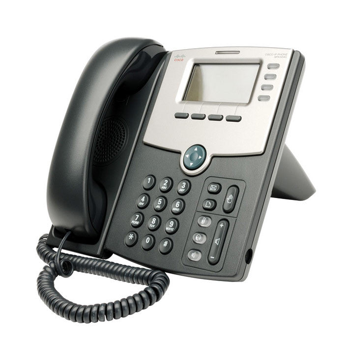 Cisco SPA514G 4-Line IP Phone with LCD Display, PoE Support, Gigabit Ethernet Port - Ideal for Office, Call Center & Business VoIP Communication
