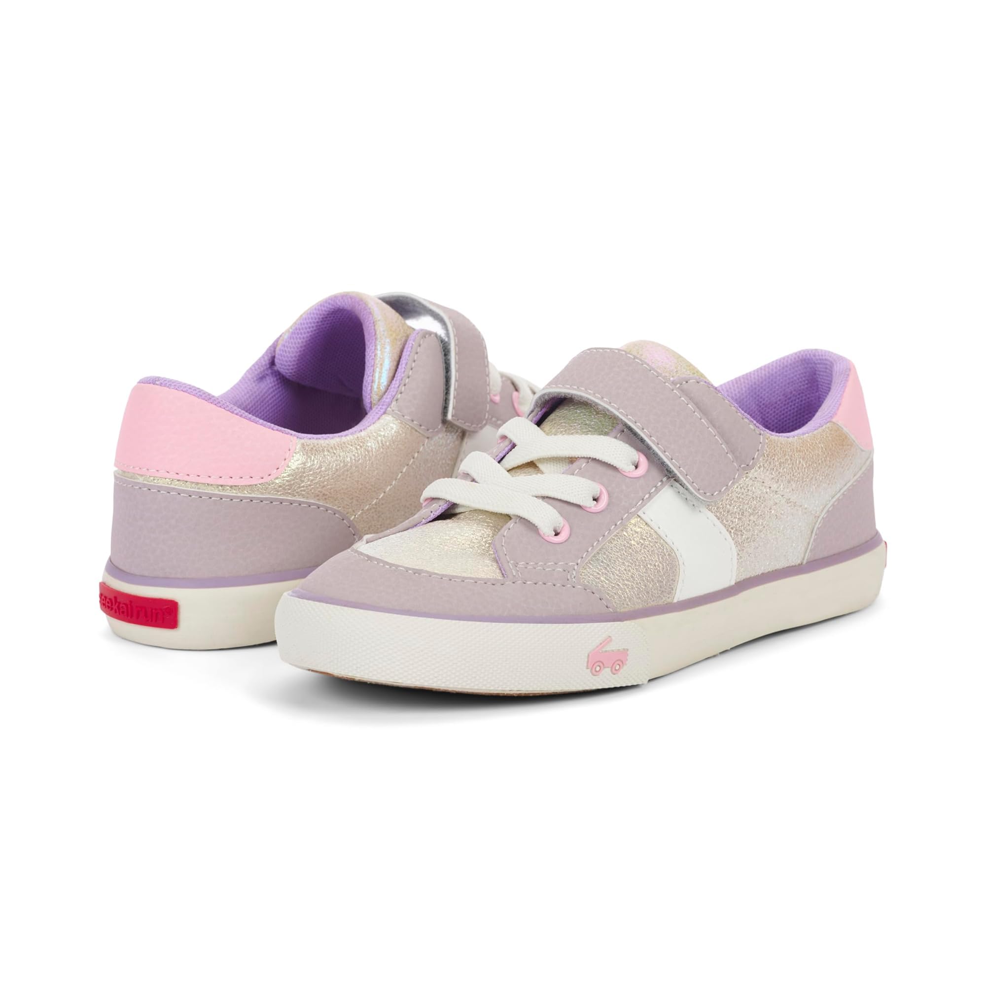 See Kai Run Connor Girls' Sneakers - Lightweight & Comfortable Toddler Shoes for Active Play - Perfect for School, Playground & Everyday Wear