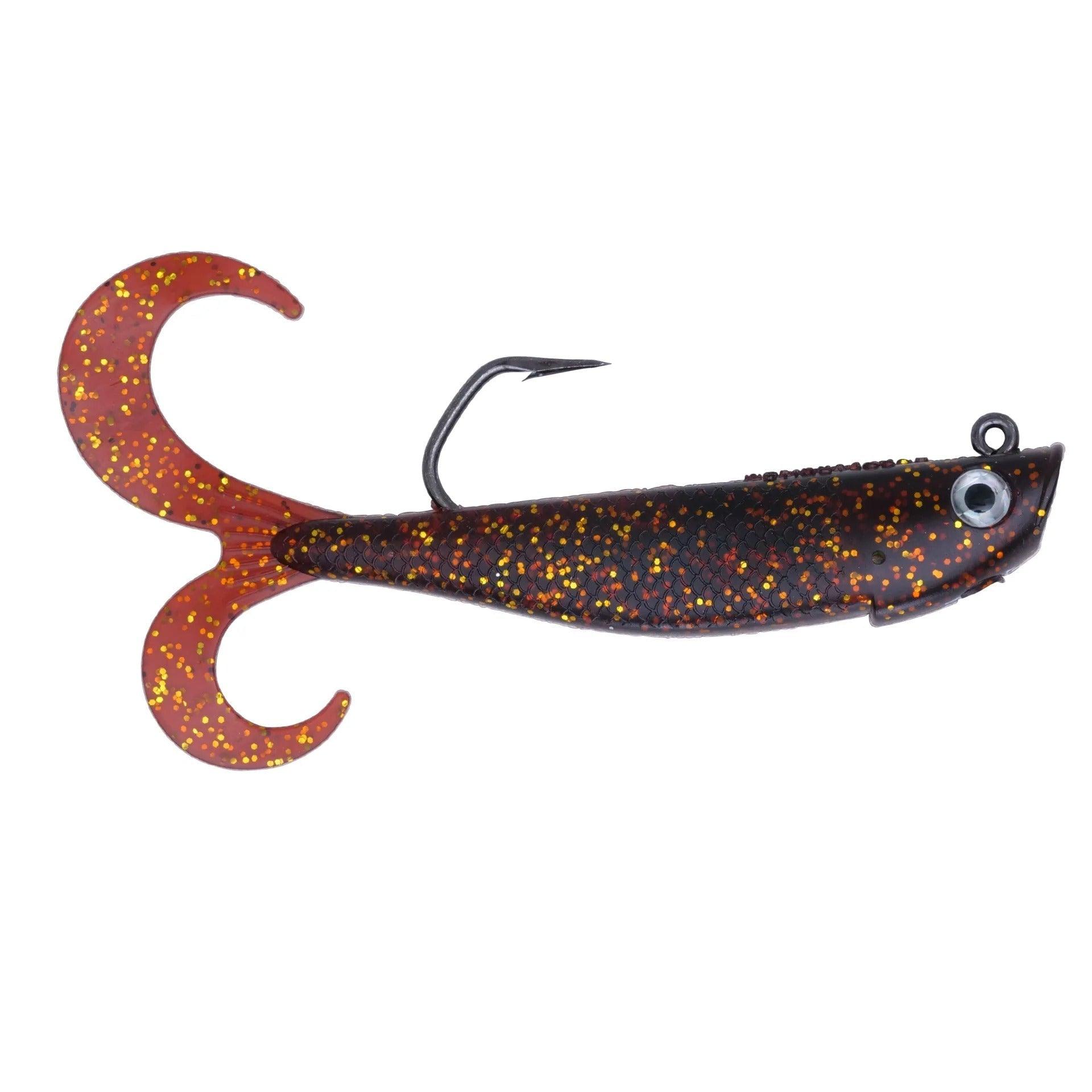 Hogy Slow Tail Twin Tail Swimbait Fishing Lure - Premium Soft Plastic Bait for Bass, Walleye, and Trout - Perfect for Freshwater and Saltwater Fishing