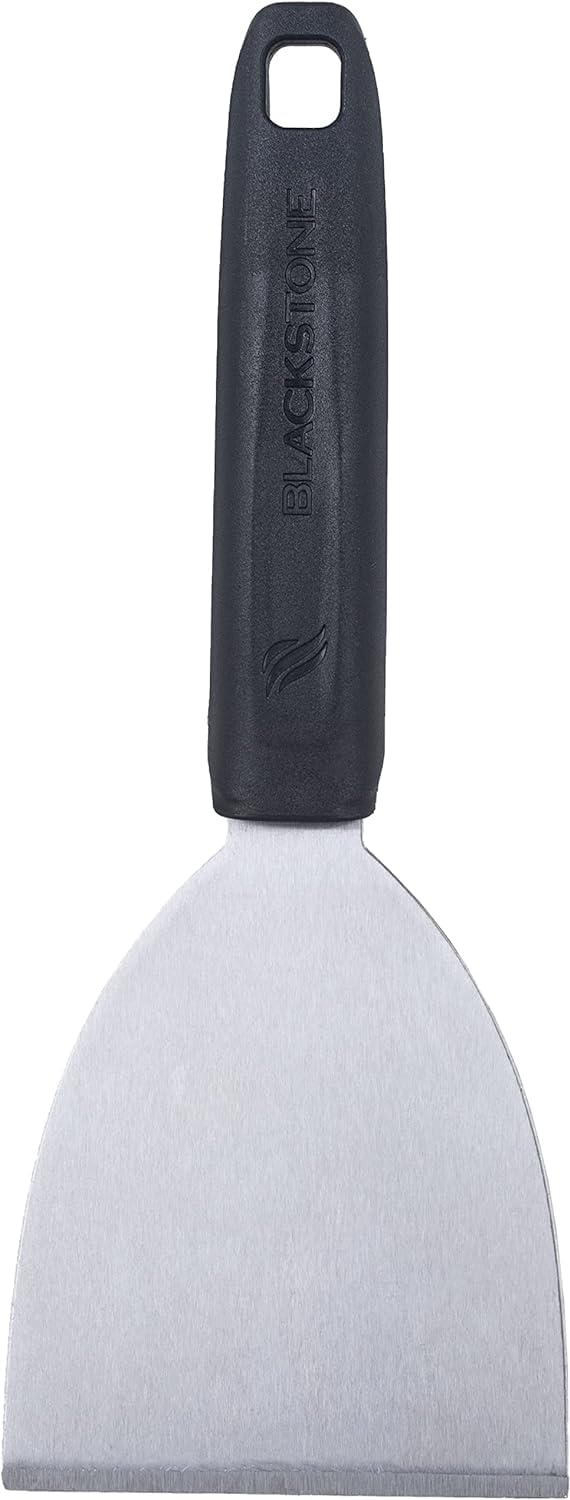 Blackstone 5463 8-Piece BBQ Grill Cleaning Kit - Stainless Steel Griddle Scraper, 3 Scouring Pads, 2 Pumice Stones with Handle (Black/Orange/Silver) for Indoor & Outdoor Flat Top Grills - Perfect for Backyard BBQs, Camping, and Outdoor Cooking