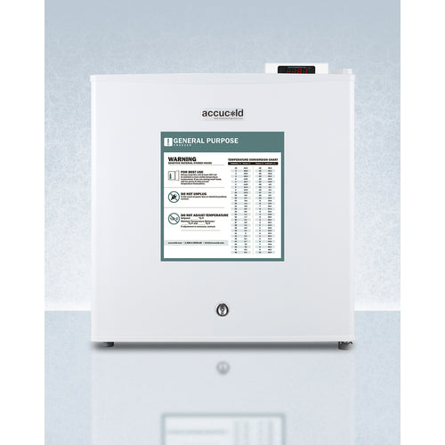 Accucold Compact All Freezer FS24LGP - 24L Portable Deep Freezer for Home, Office, or RV | Energy Efficient Mini Freezer for Food Storage, Ice Cream, and Frozen Goods